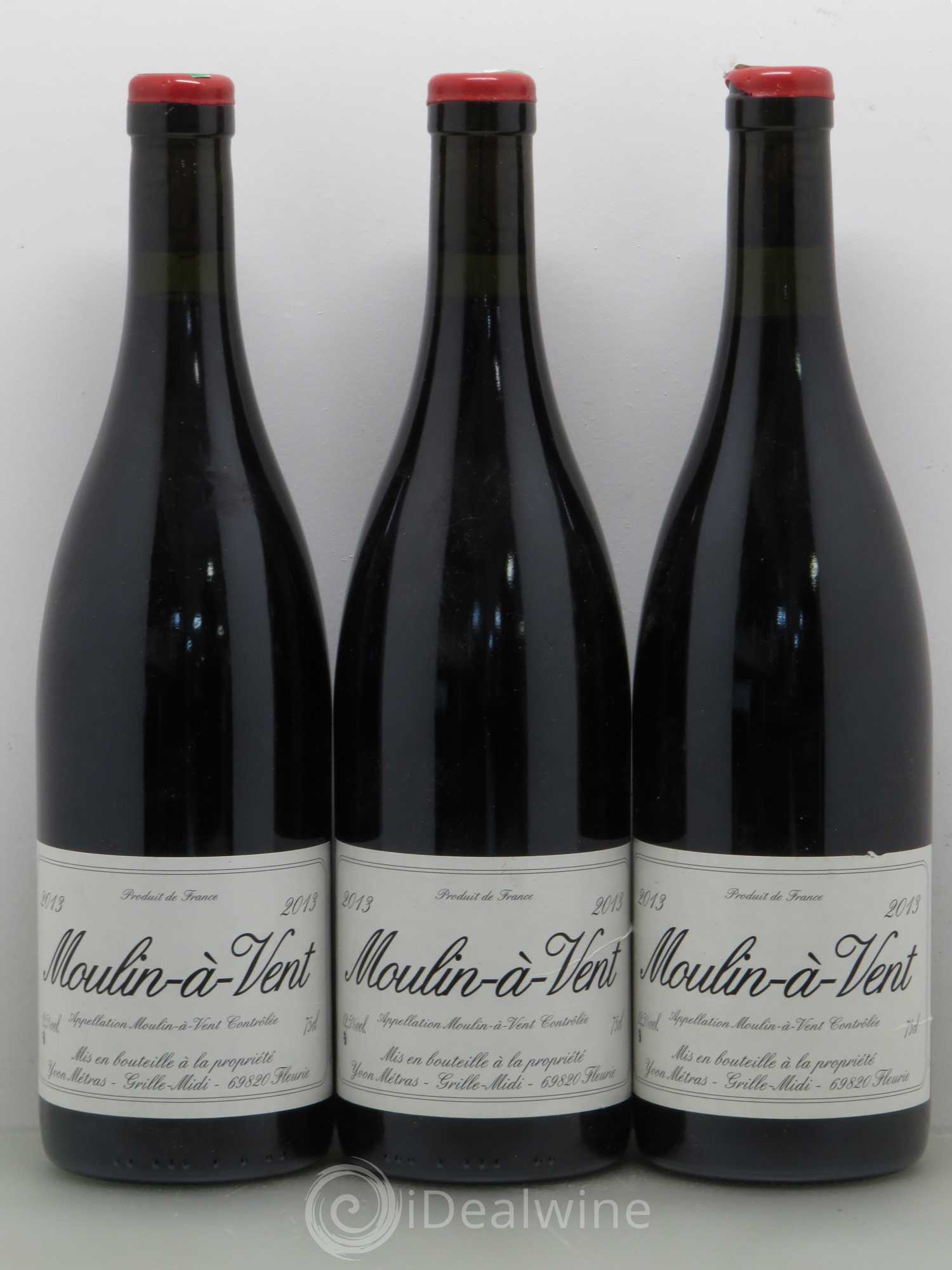 Moulin-à-Vent Yvon Métras 2013 - Lot de 3 bouteilles - 0