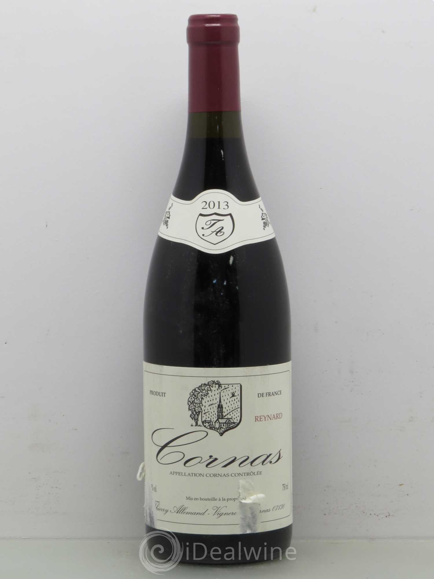 Cornas Reynard Thierry Allemand 2013 - Lot de 1 bouteille - 0