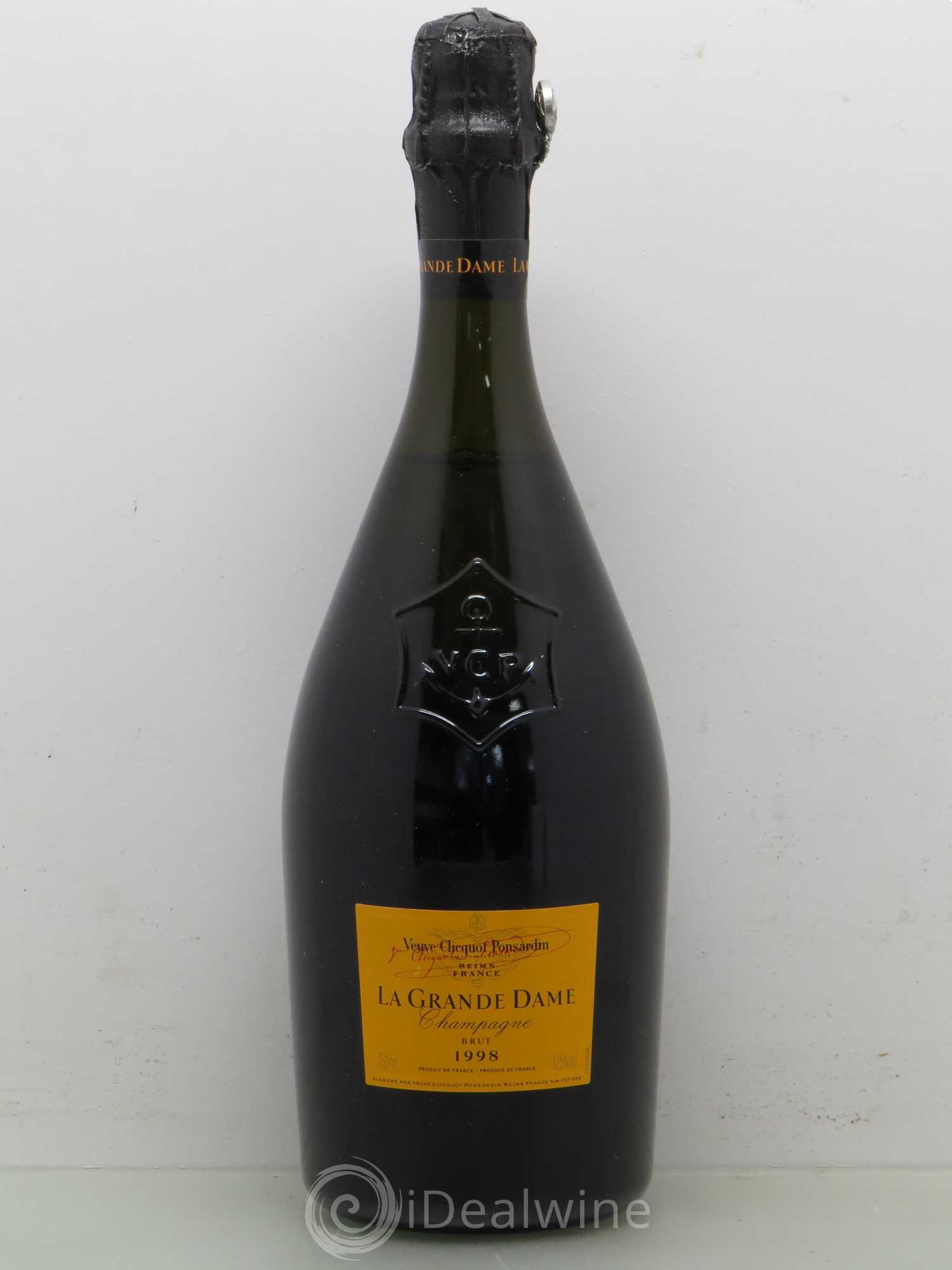 La Grande Dame Veuve Clicquot 1998 - Lot de 1 bouteille - 0