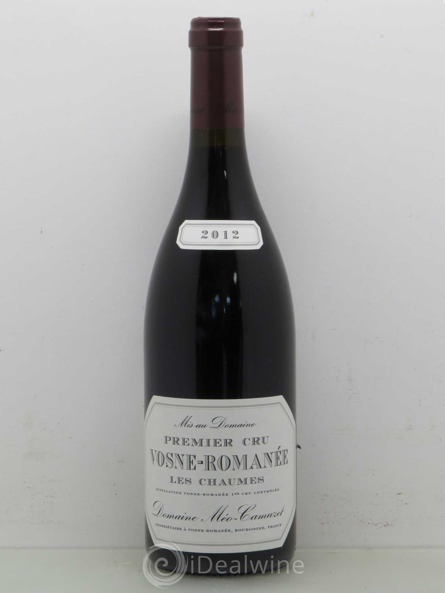 Vosne-Romanée 1er Cru Les Chaumes Méo-Camuzet (Domaine) 2012 - Lot de 1 bouteille - 0
