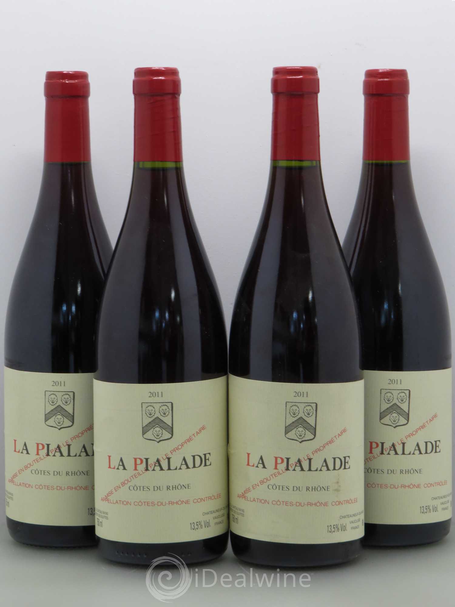 Côtes-du-Rhône La Pialade Emmanuel Reynaud 2011 - Lot de 4 bouteilles - 0