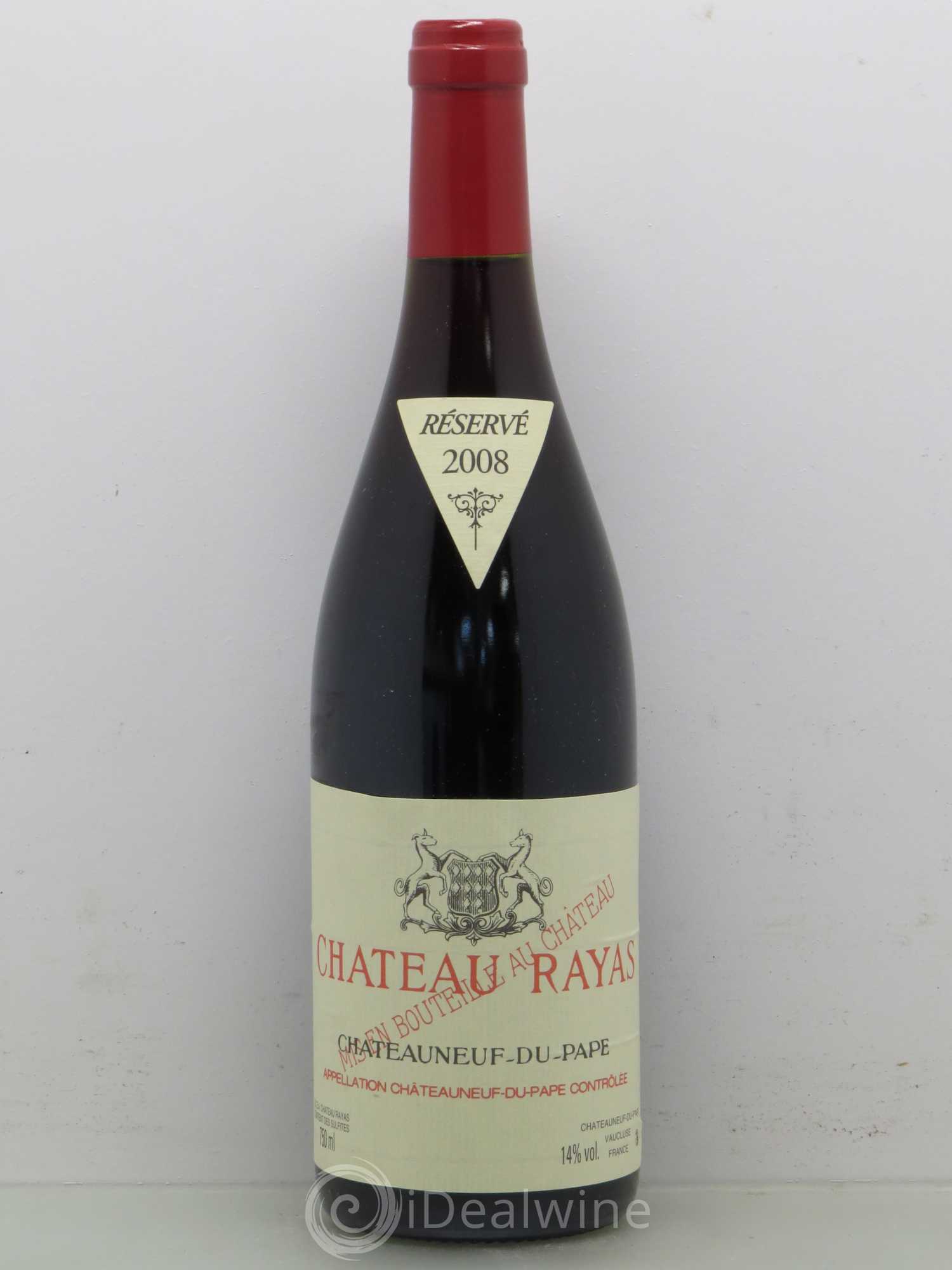 Châteauneuf-du-Pape Château Rayas Emmanuel Reynaud 2008 - Lot de 1 bouteille - 0
