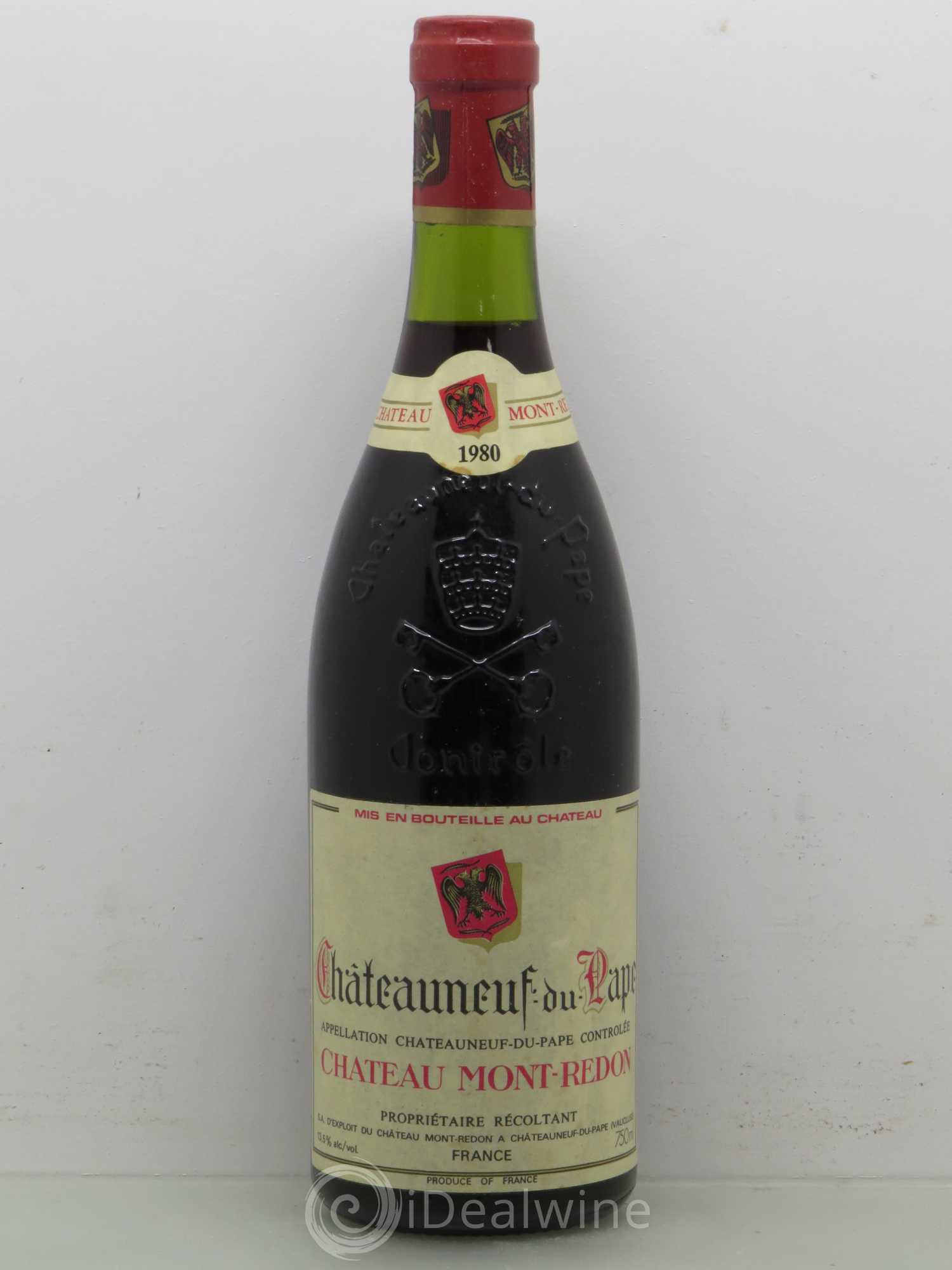 Châteauneuf-du-Pape Château Mont-Redon Famille Abeille-Fabre 1980 - Lot de 1 bouteille - 0
