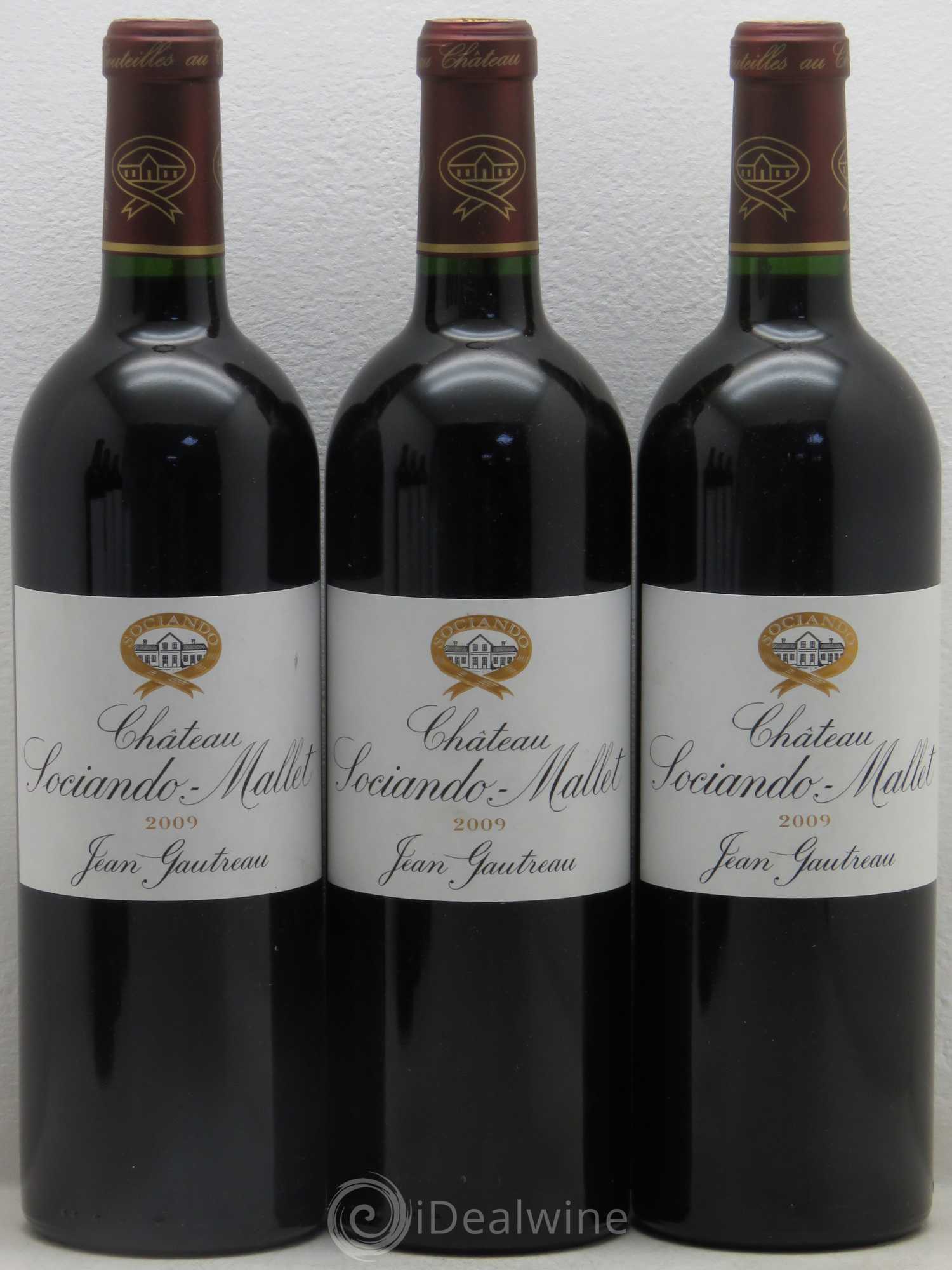 Château Sociando Mallet 2009 - Lot de 6 bouteilles - 2