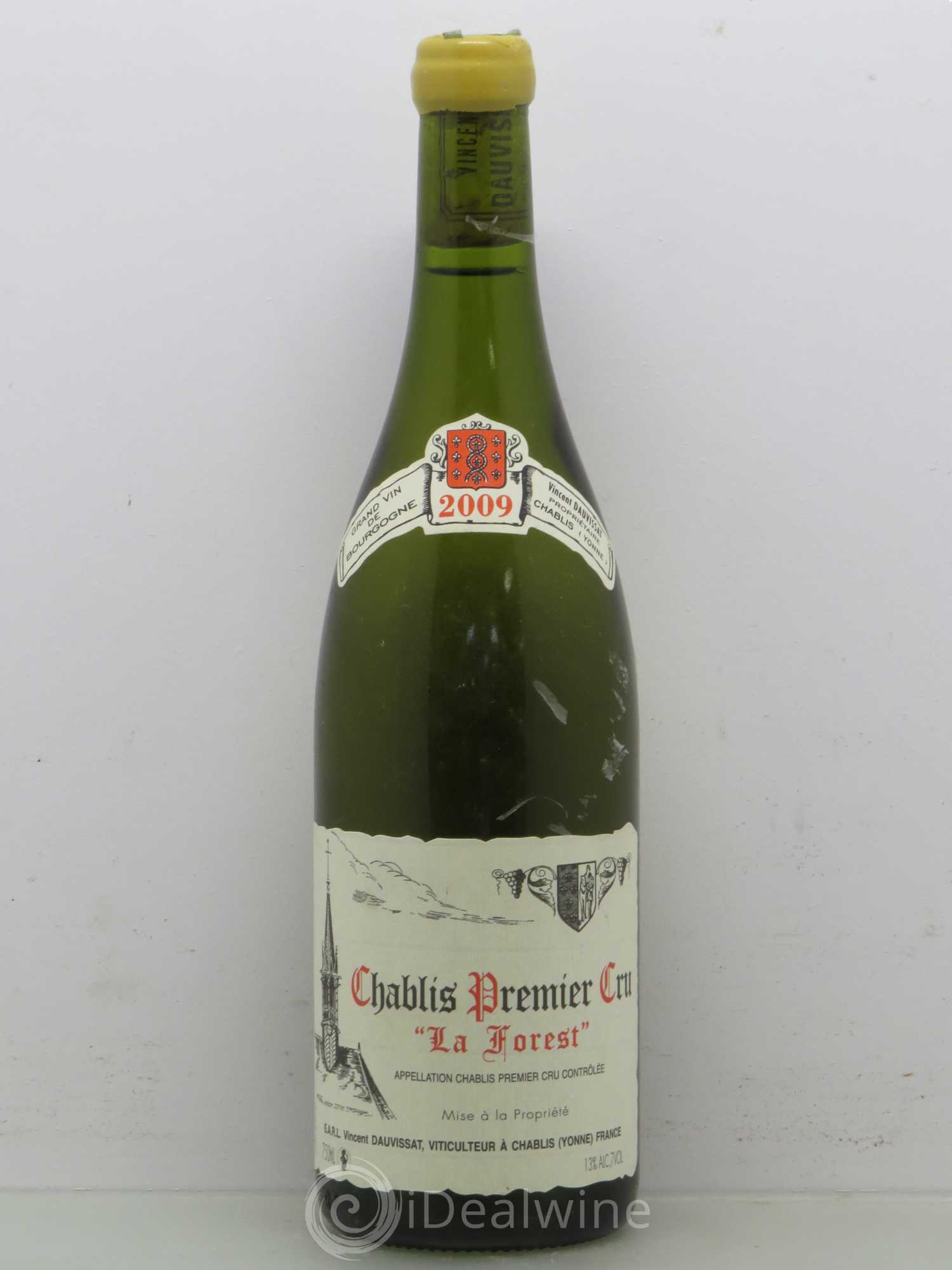 Chablis 1er Cru La Forest Vincent Dauvissat (Domaine) 2009 - Lot de 1 bouteille - 0