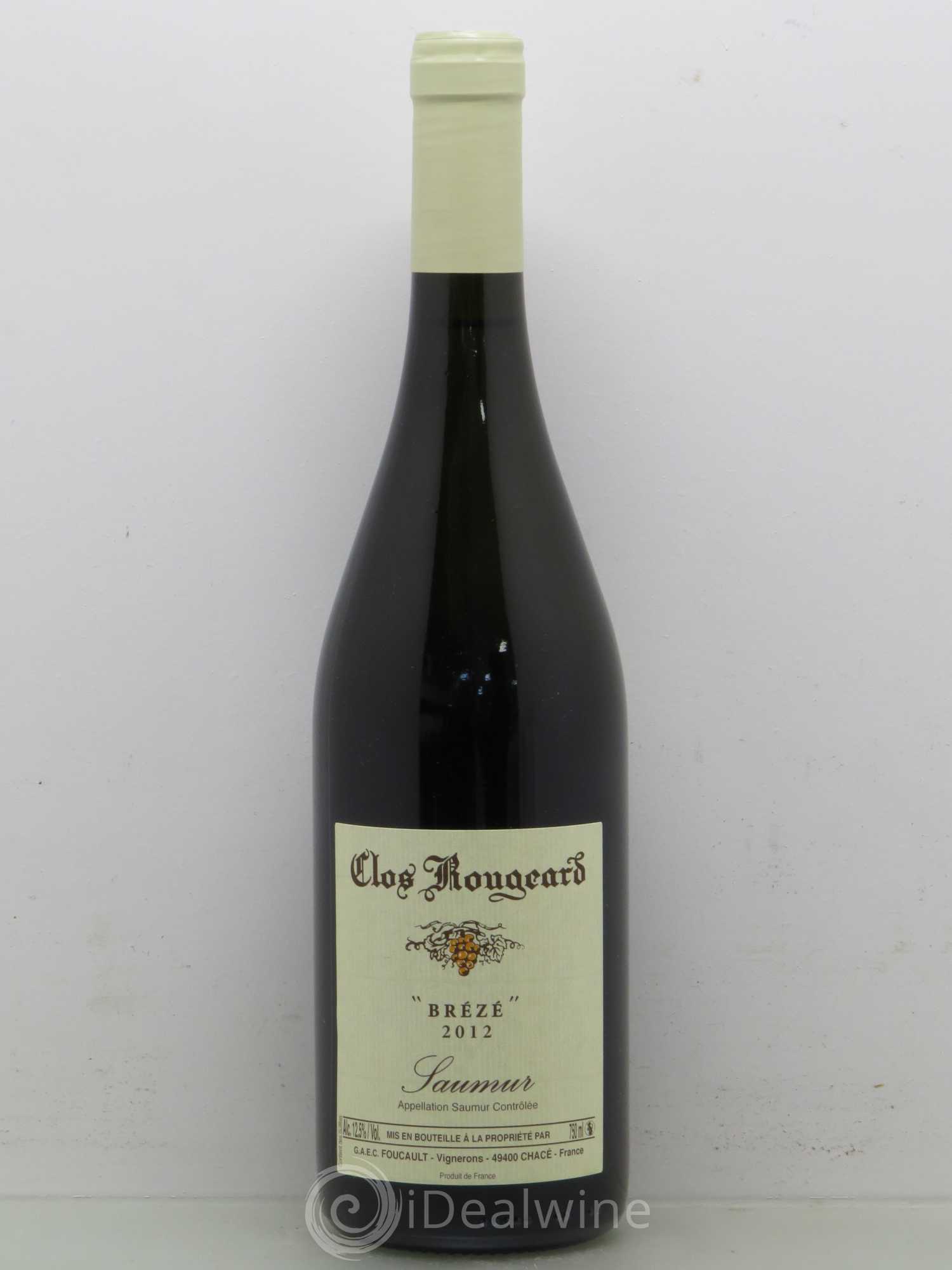 Saumur Brézé Clos Rougeard 2012 - Lot de 1 bouteille - 0