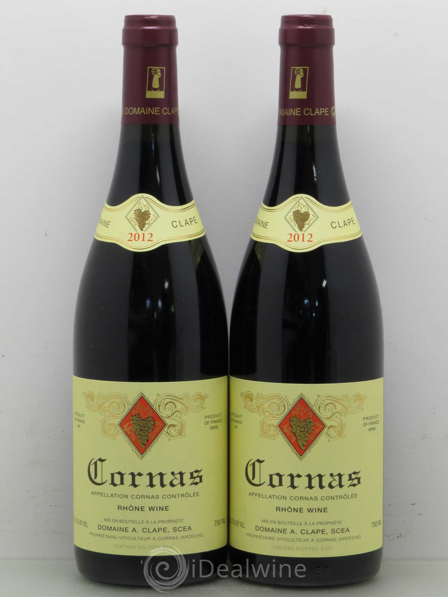 Cornas Auguste Clape 2012 - Lot de 2 bouteilles - 0