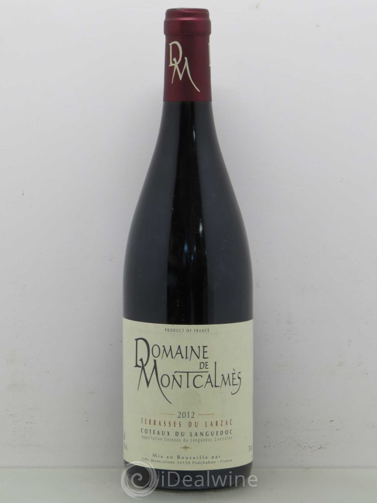 Terrasses du Larzac Domaine de Montcalmès Frédéric Pourtalié 2012 - Lot de 1 bouteille - 0