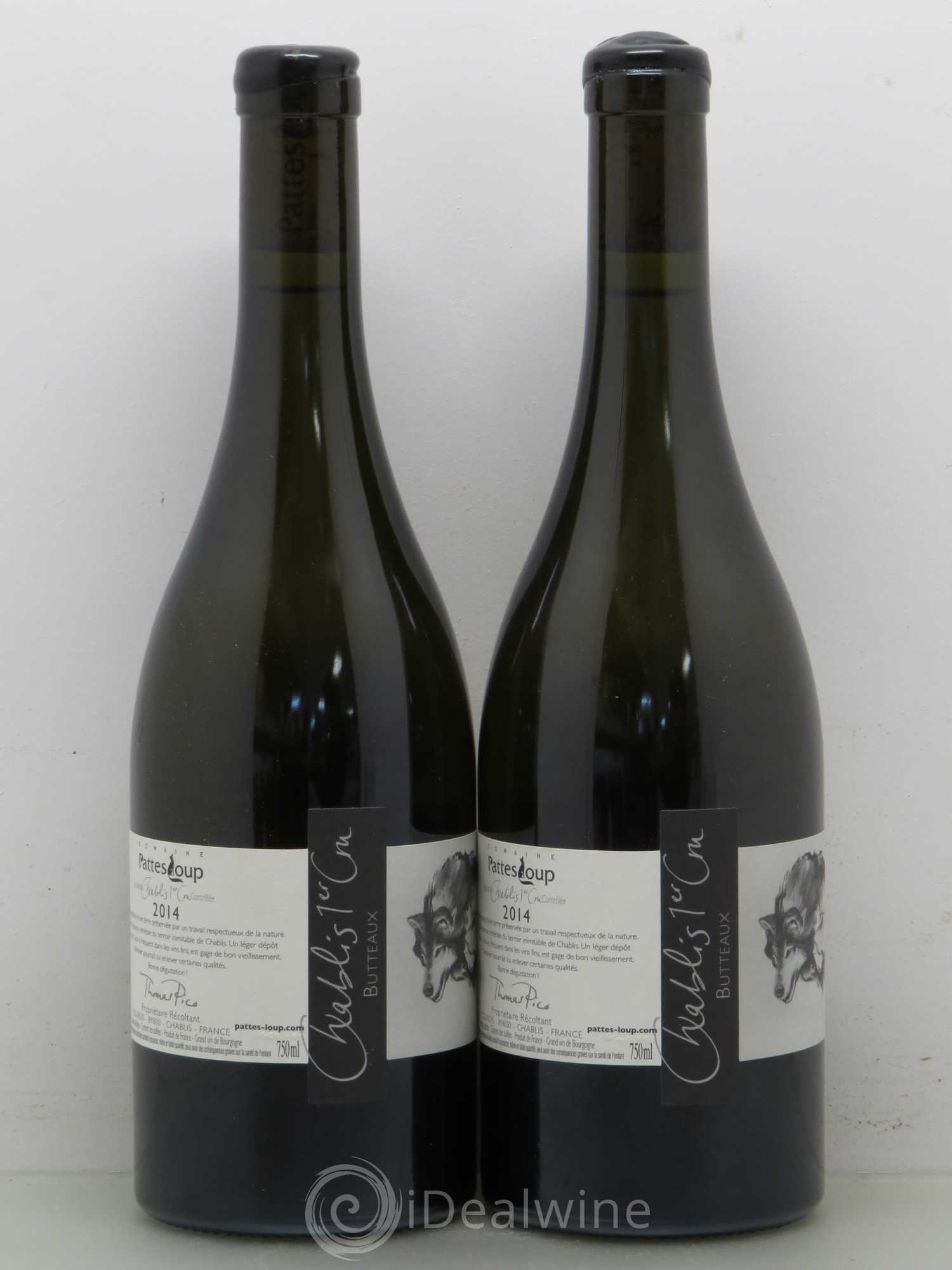 Chablis 1er Cru Butteaux Thomas Pico 2014 - Posten von 2 Flaschen - 0