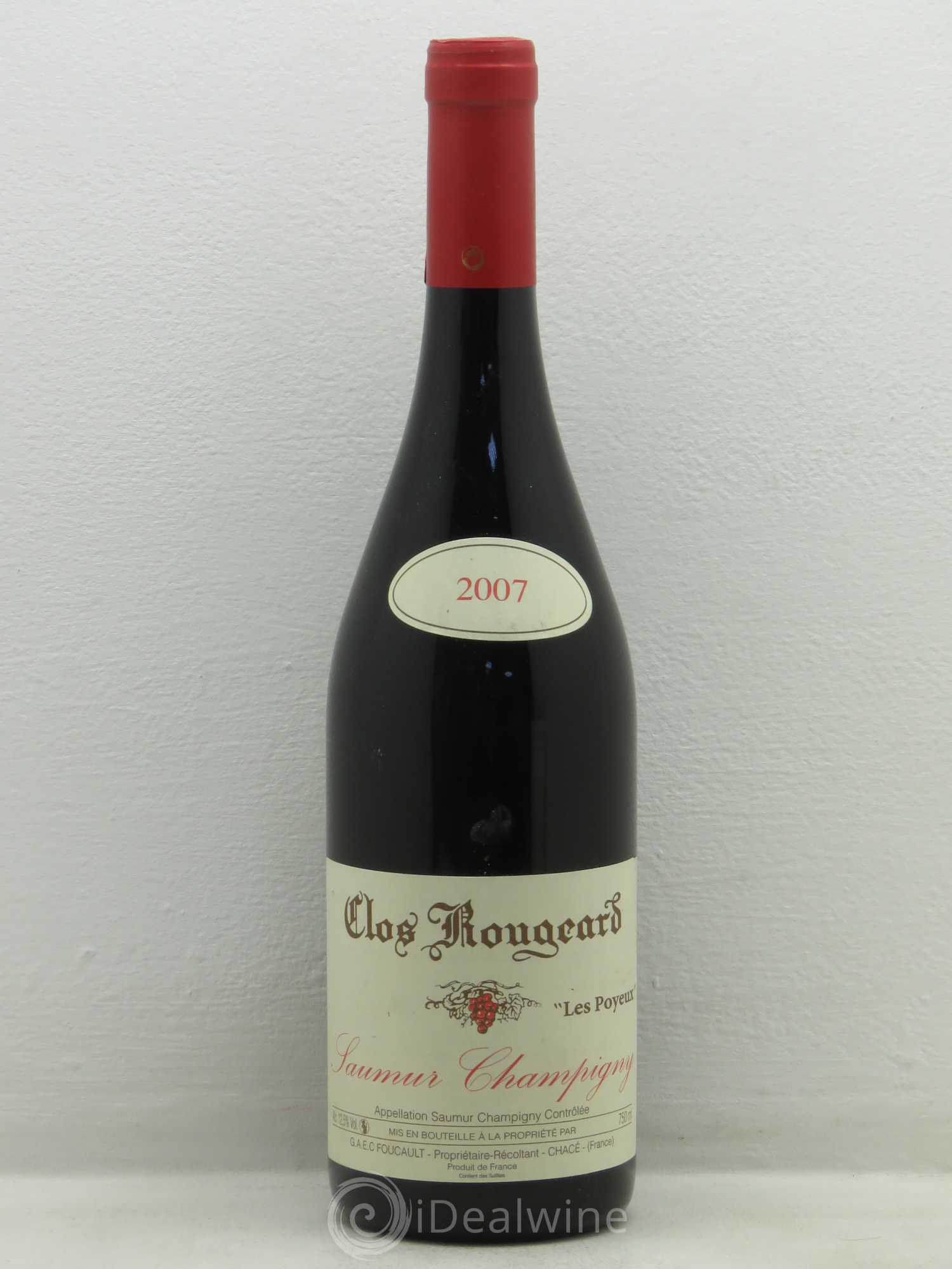 Saumur-Champigny Les Poyeux Clos Rougeard 2007 - Lot de 1 bouteille - 0