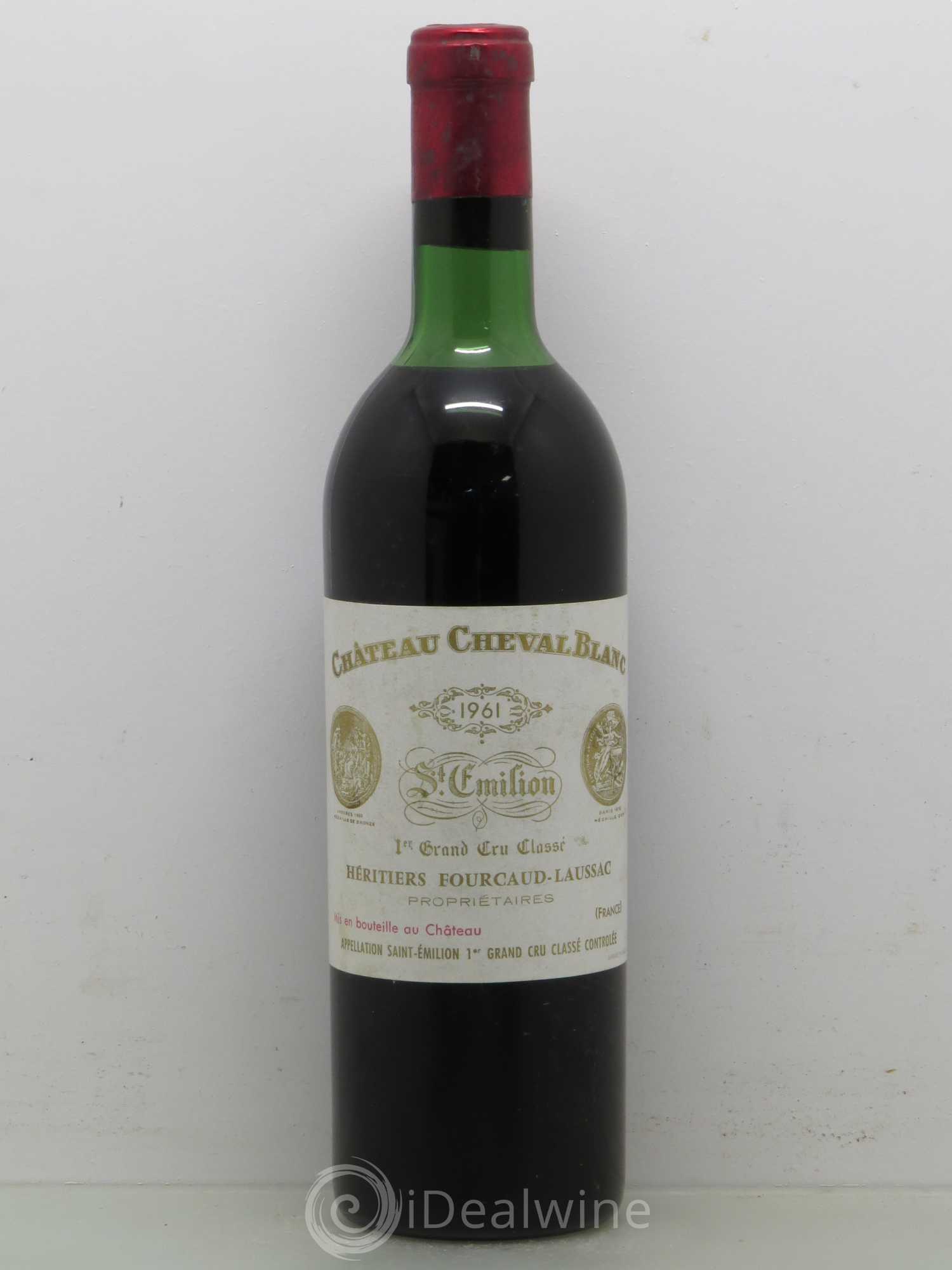 Château Cheval Blanc 1er Grand Cru Classé A 1961 - Lot de 1 bouteille - 0