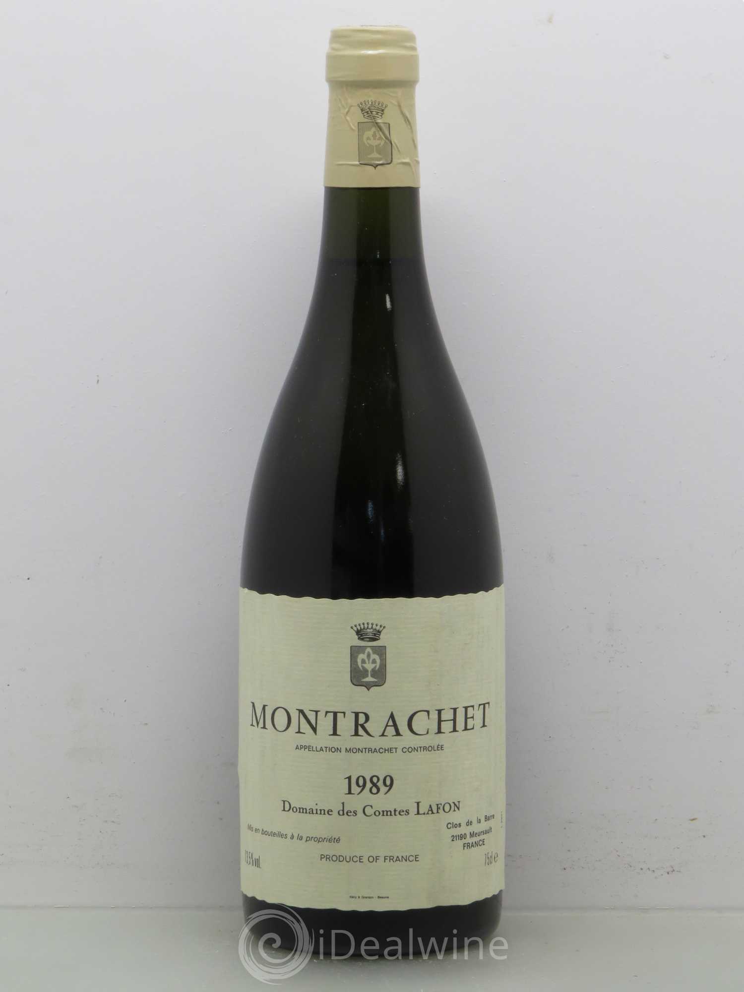 Montrachet Grand Cru Comtes Lafon (Domaine des) 1989 - Lot de 1 bouteille - 0