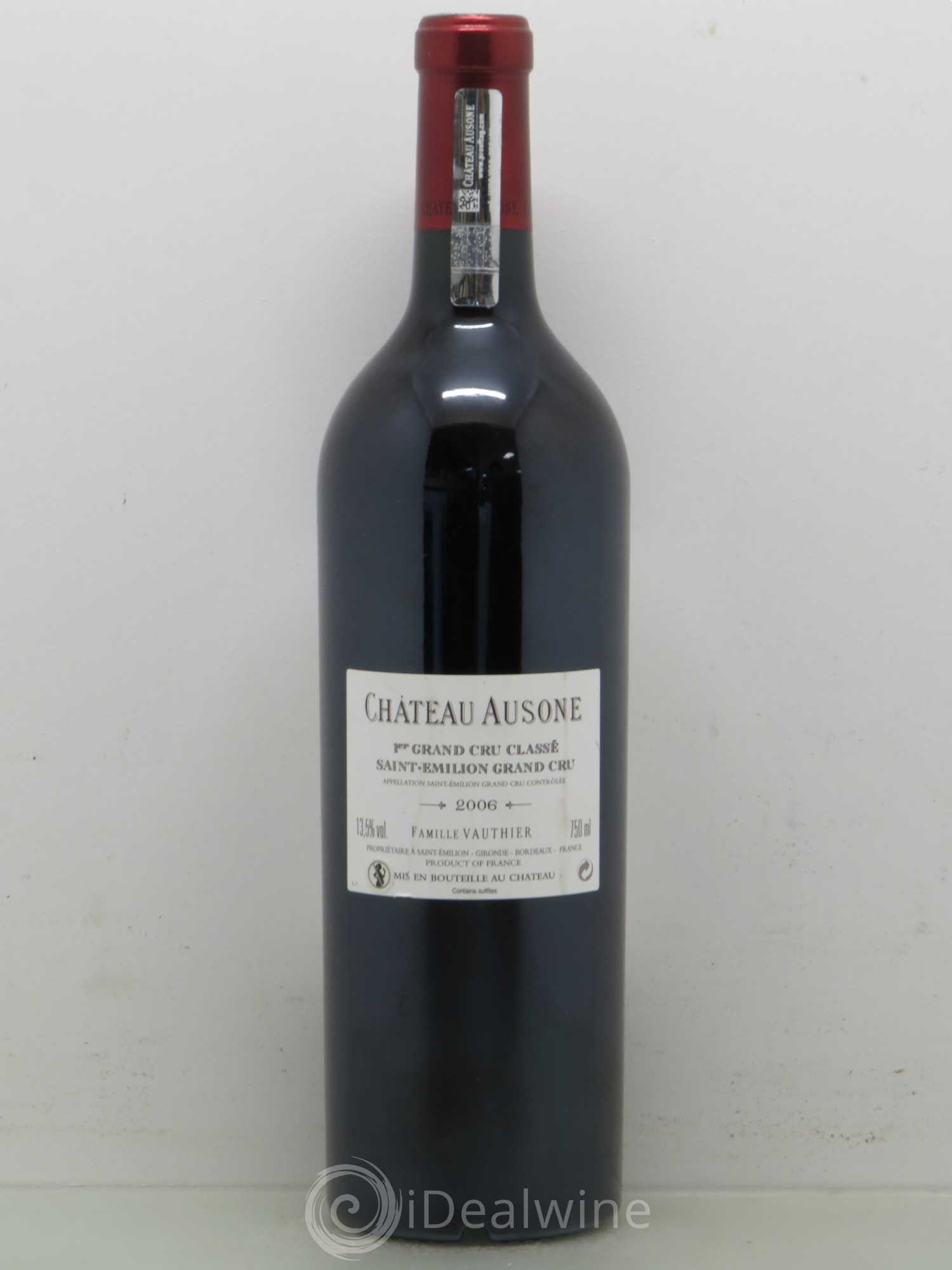 Château Ausone 1er Grand Cru Classé A 2006 - Lot de 1 bouteille - 1