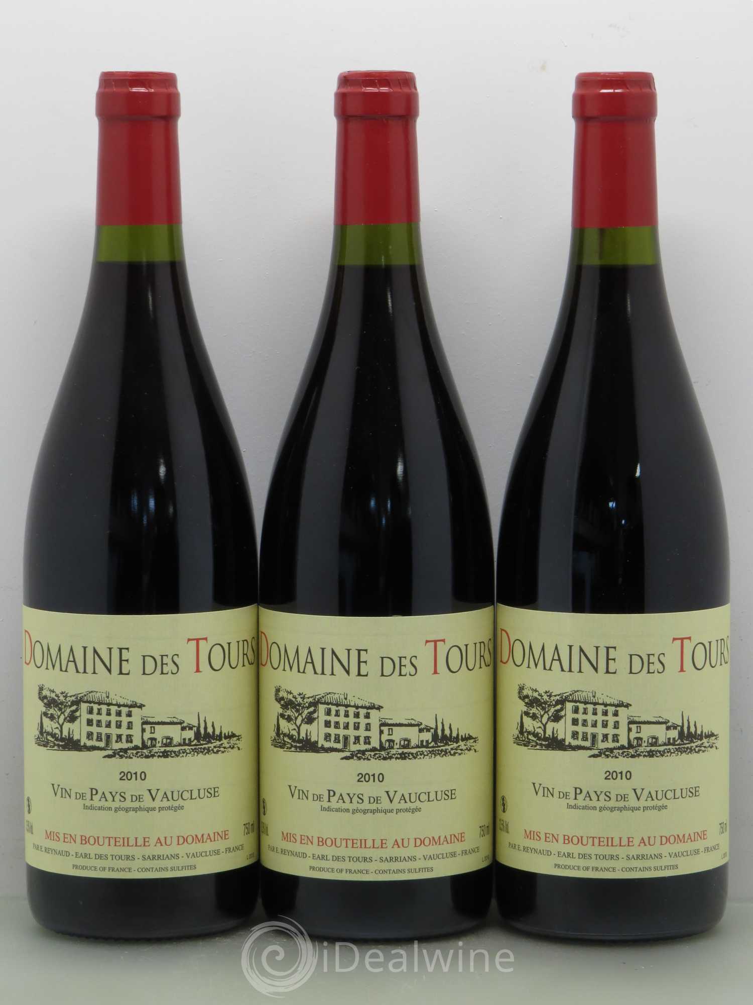 Vaucluse (Vin de Pays de Vaucluse) Domaine des Tours Emmanuel Reynaud 2010 - Lot de 6 bouteilles - 2