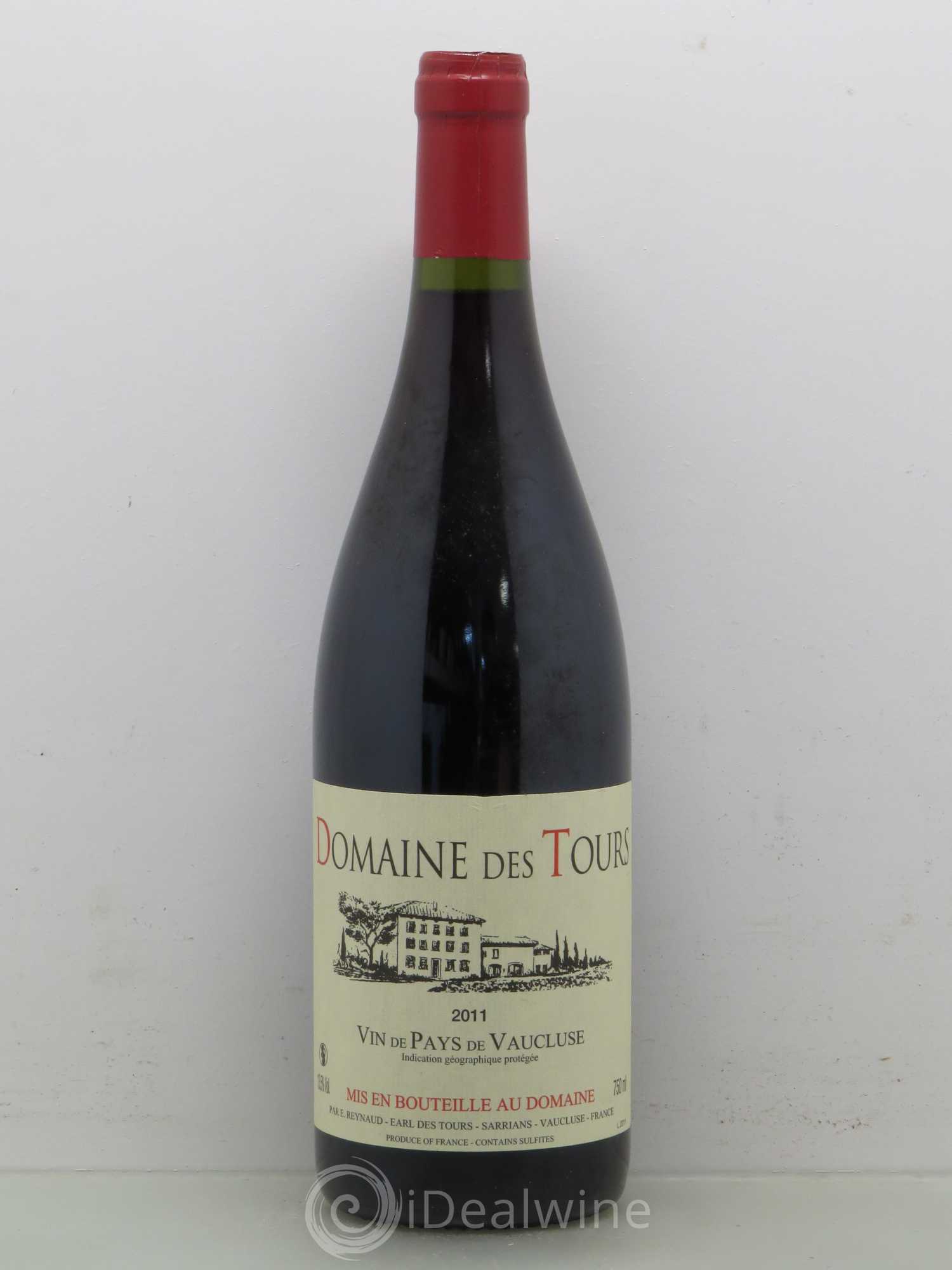 Vaucluse (Vin de Pays de Vaucluse) Domaine des Tours Emmanuel Reynaud 2011 - Lot de 1 bouteille - 0