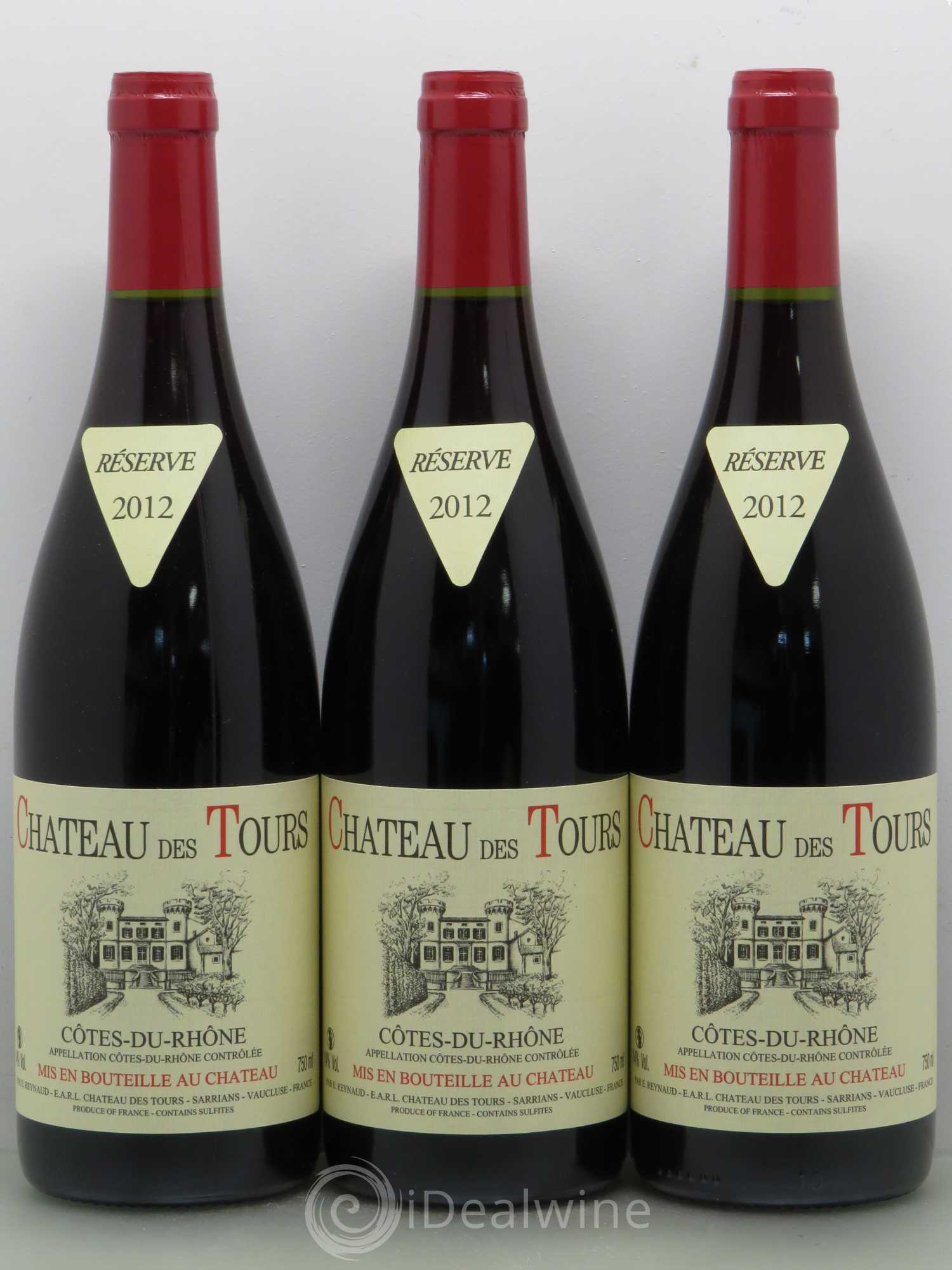 Côtes-du-Rhône Château des Tours Emmanuel Reynaud 2012 - Lot de 6 bouteilles - 2