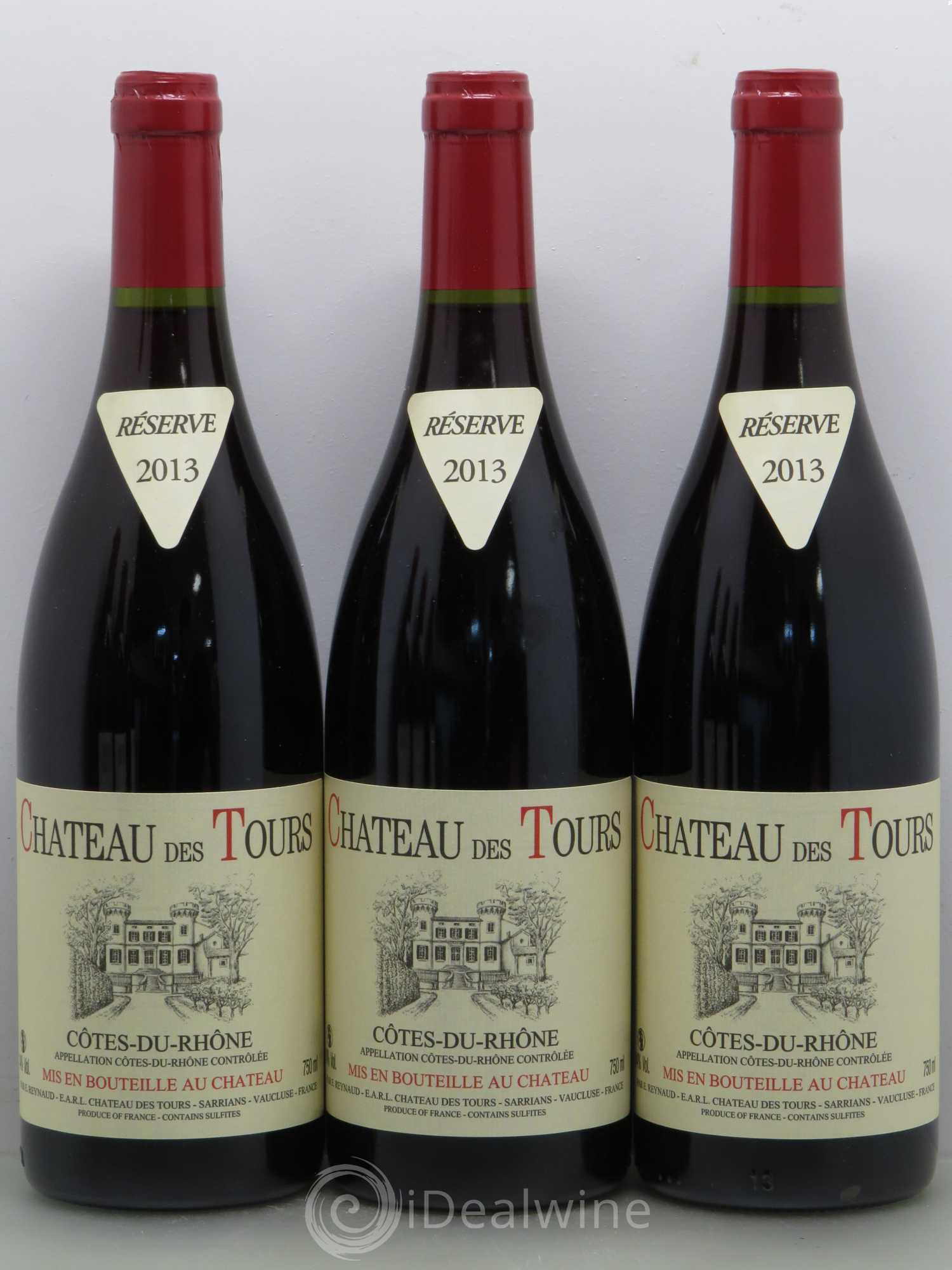 Côtes-du-Rhône Château des Tours Emmanuel Reynaud 2013 - Lot de 6 bouteilles - 1