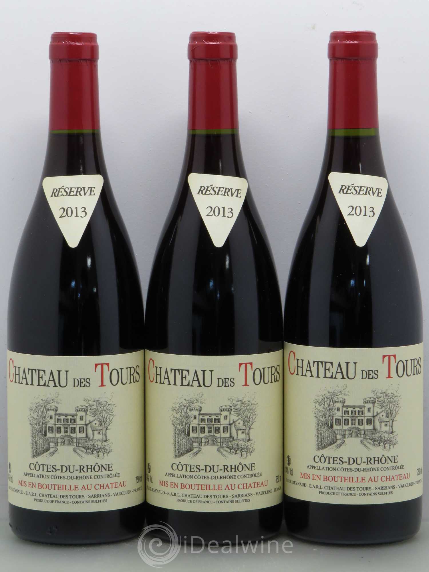Côtes-du-Rhône Château des Tours Emmanuel Reynaud 2013 - Lot de 6 bouteilles - 2