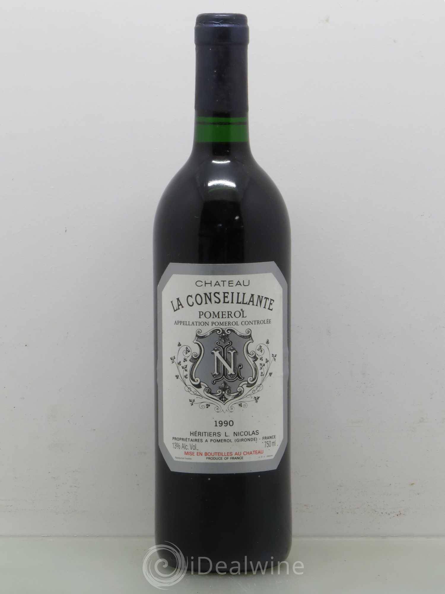 Château la Conseillante 1990 - Lot de 1 bouteille - 0