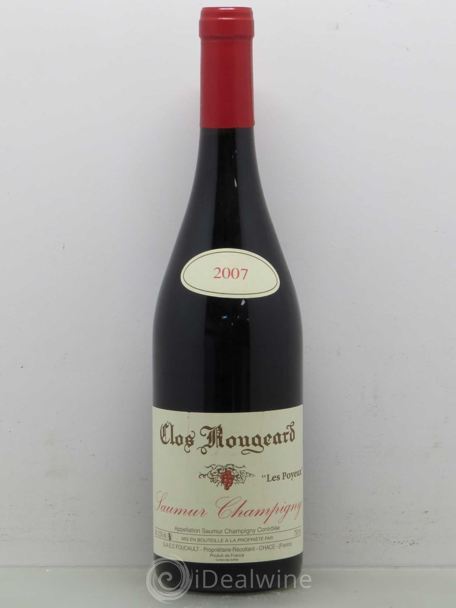Saumur-Champigny Les Poyeux Clos Rougeard 2007 - Lot de 1 bouteille - 0
