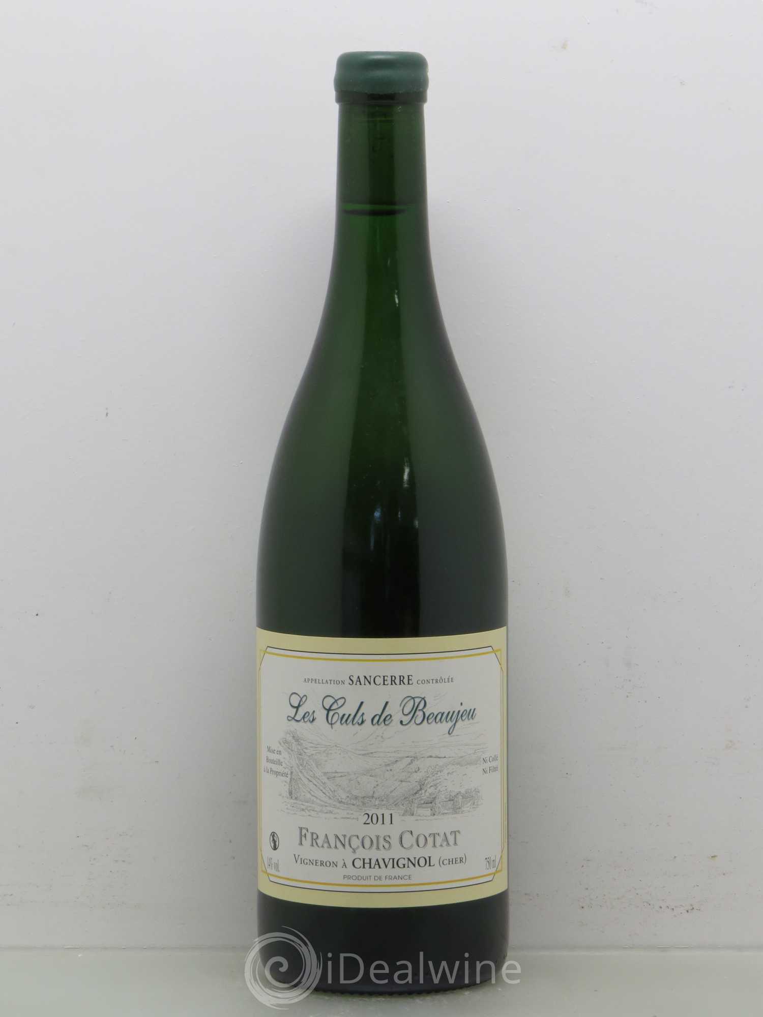 Sancerre Les Culs de Beaujeu François Cotat 2011 - Lot de 1 bouteille - 0