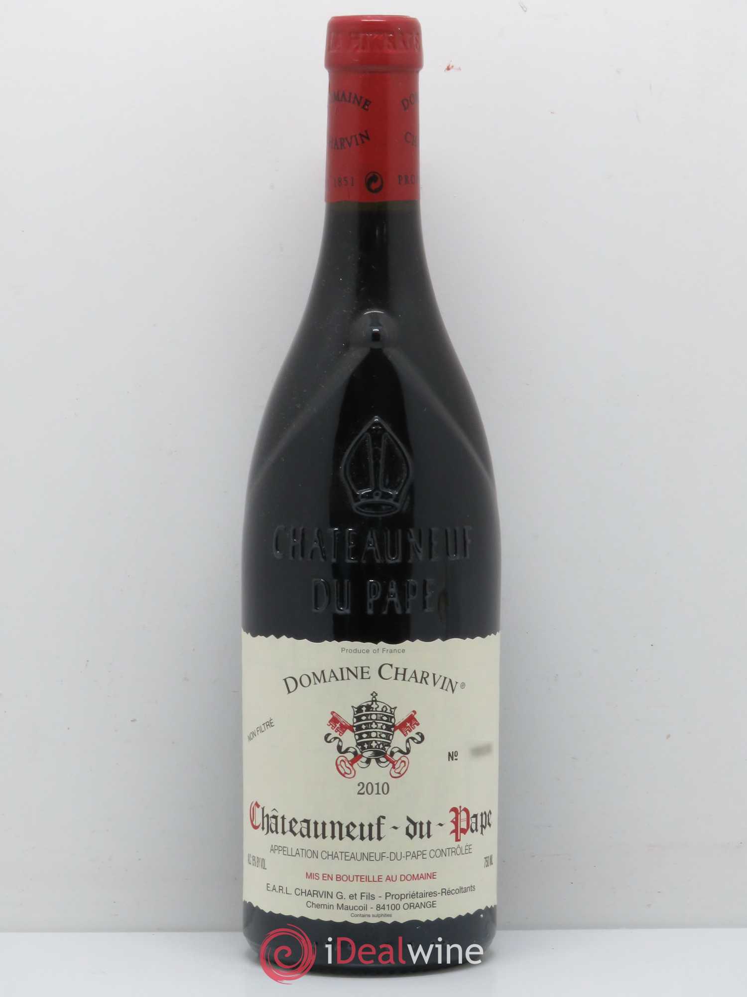 Châteauneuf-du-Pape Charvin (Domaine) 2010 - Lot de 1 bouteille - 0