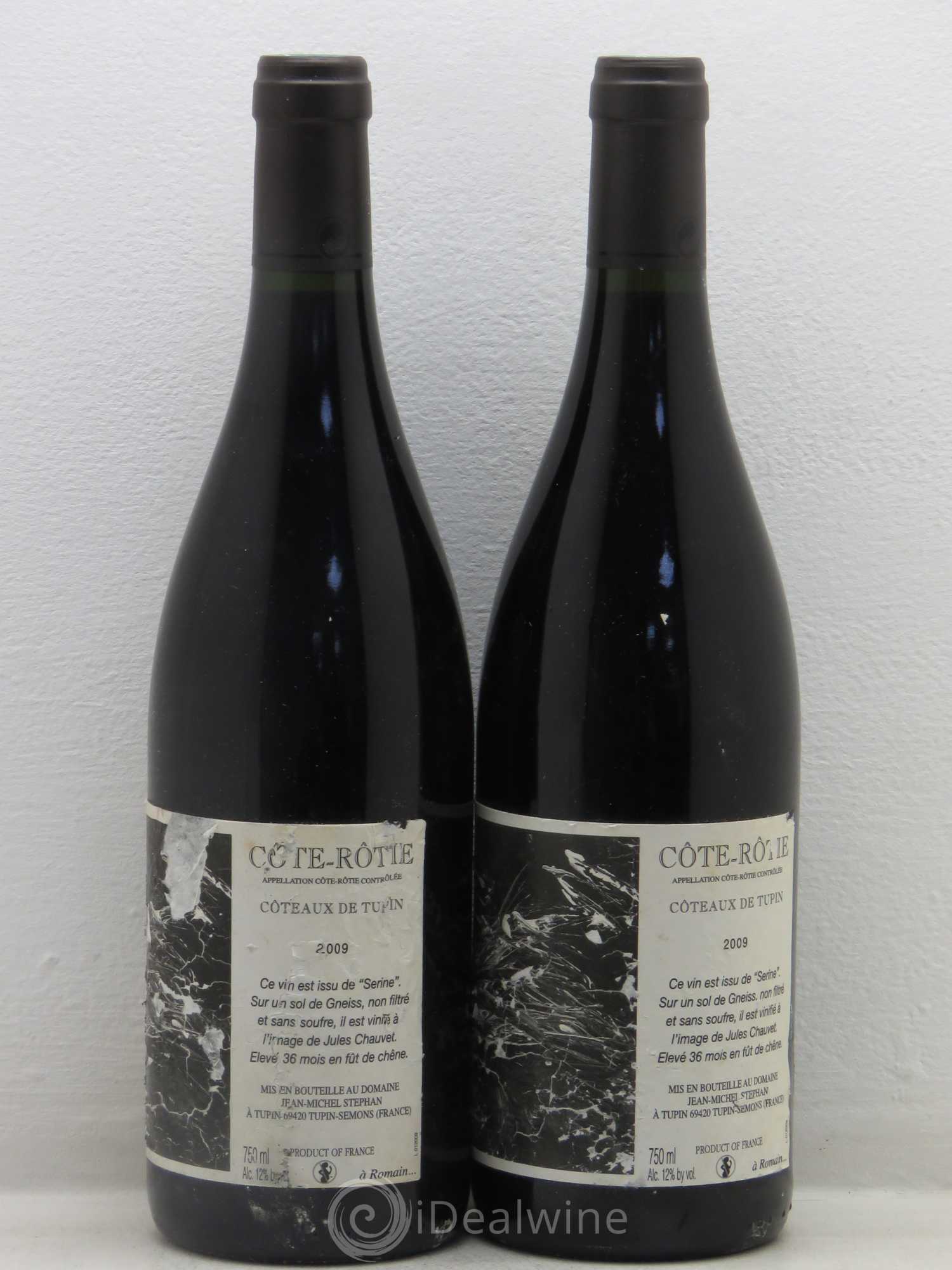 Côte-Rôtie Coteaux de Tupin Jean-Michel Stephan 2009 - Lot de 2 bouteilles - 1