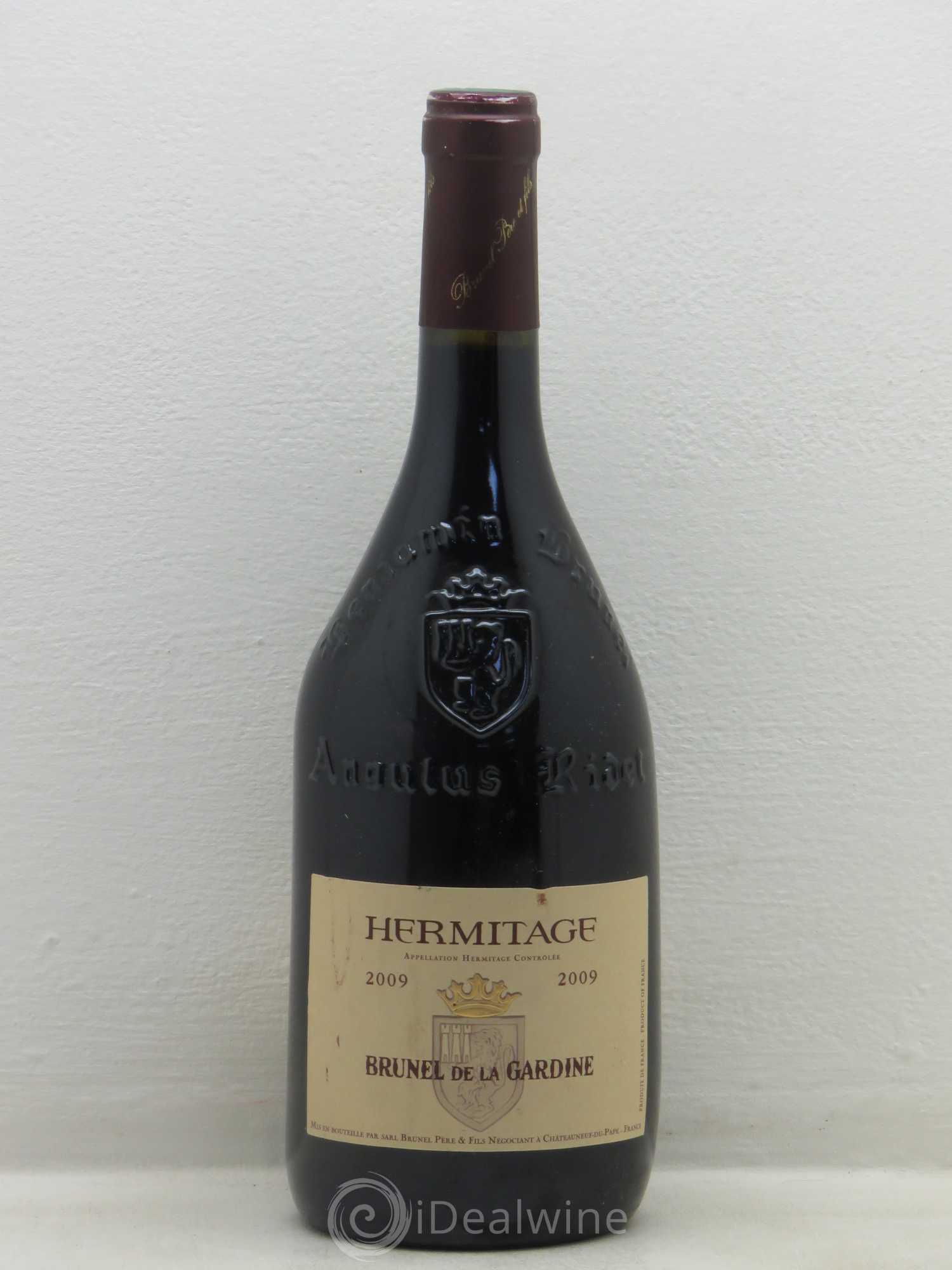 Hermitage Château De la Gardine Famille Brunet 2009 - Posten von 1 Flasche - 0