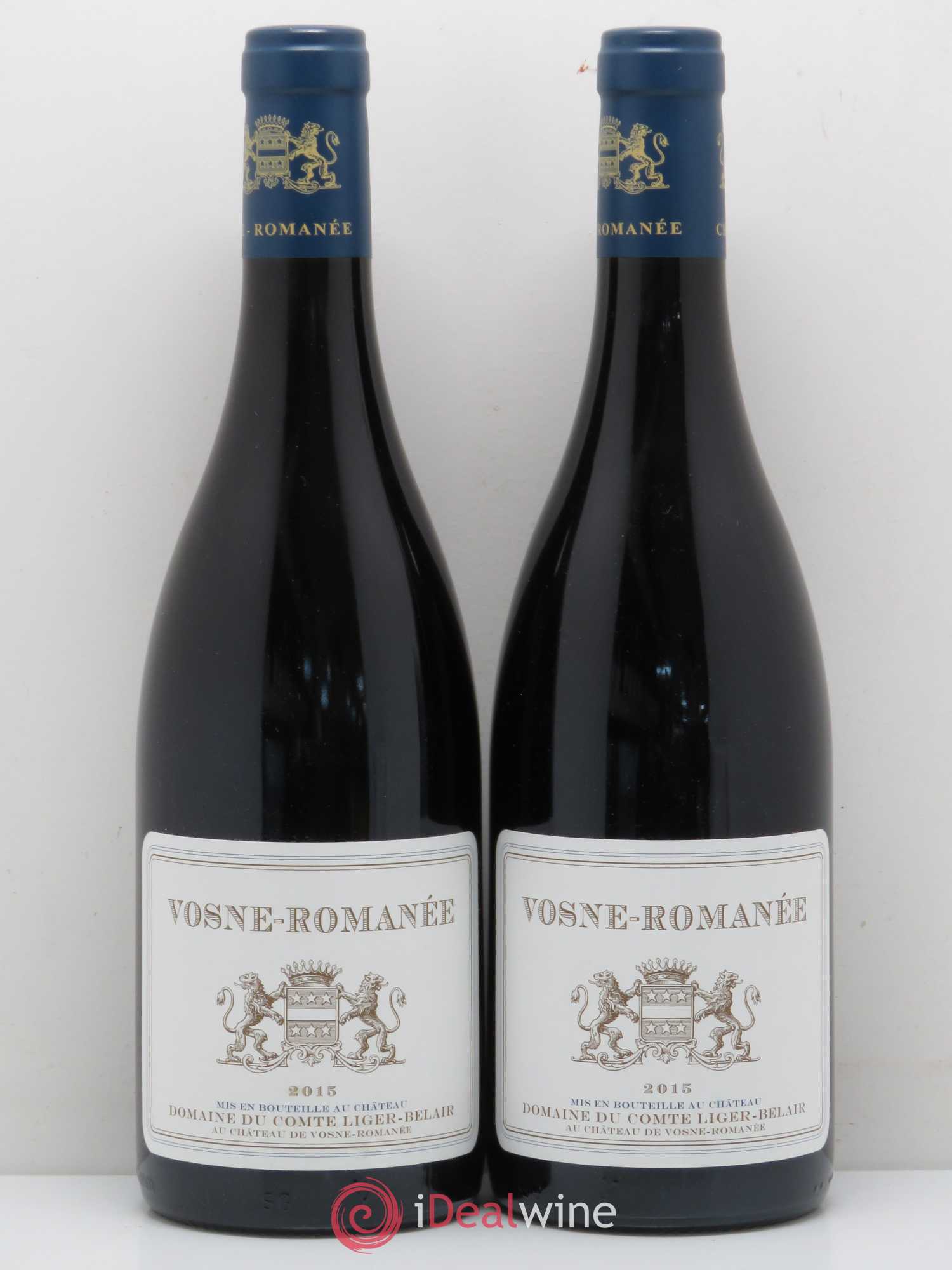 Vosne-Romanée Comte Liger-Belair (Domaine du) 2015 - Lot de 2 bouteilles - 0