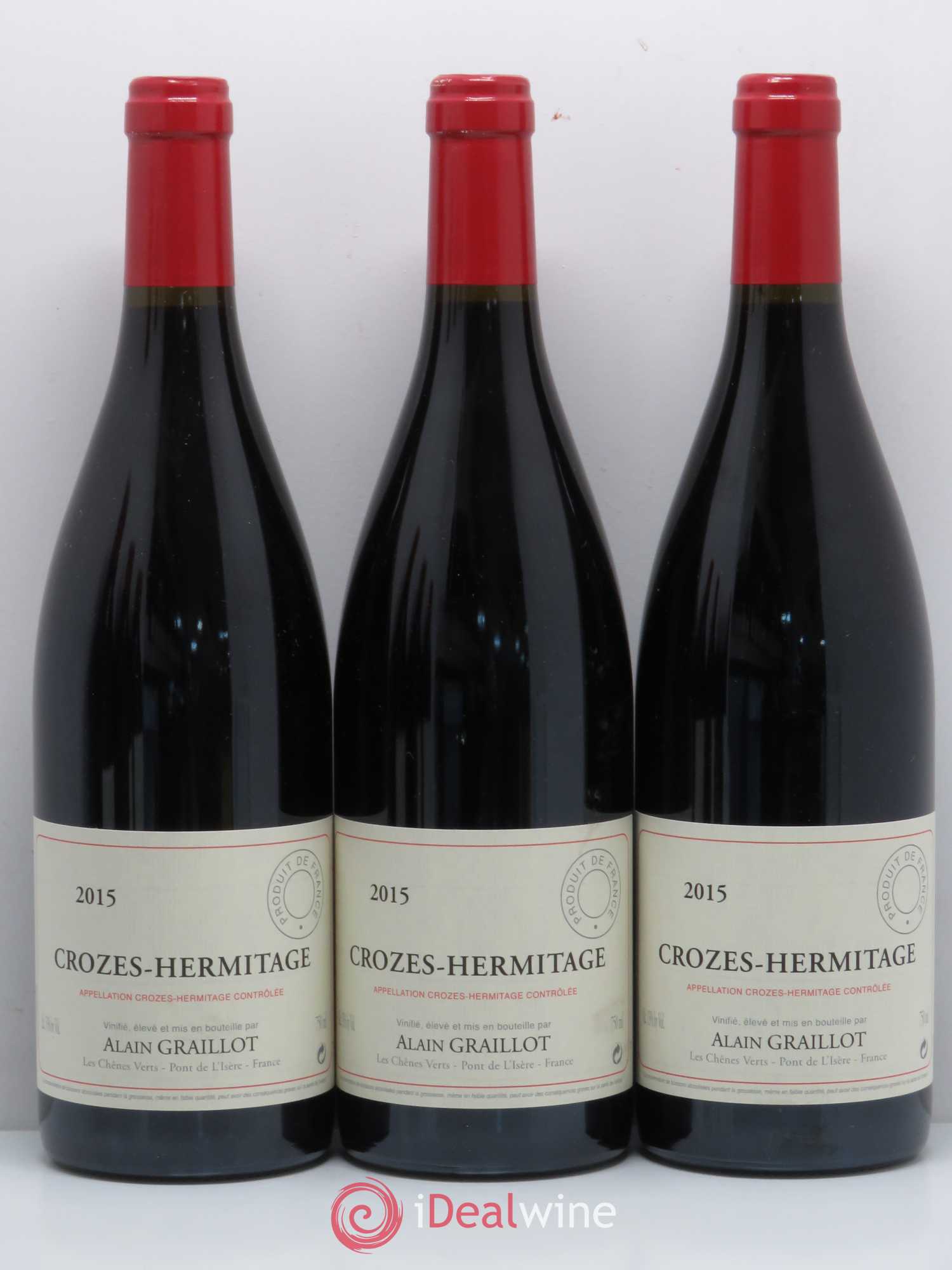 Crozes-Hermitage Domaine Graillot 2015 - Lot de 6 bouteilles - 1