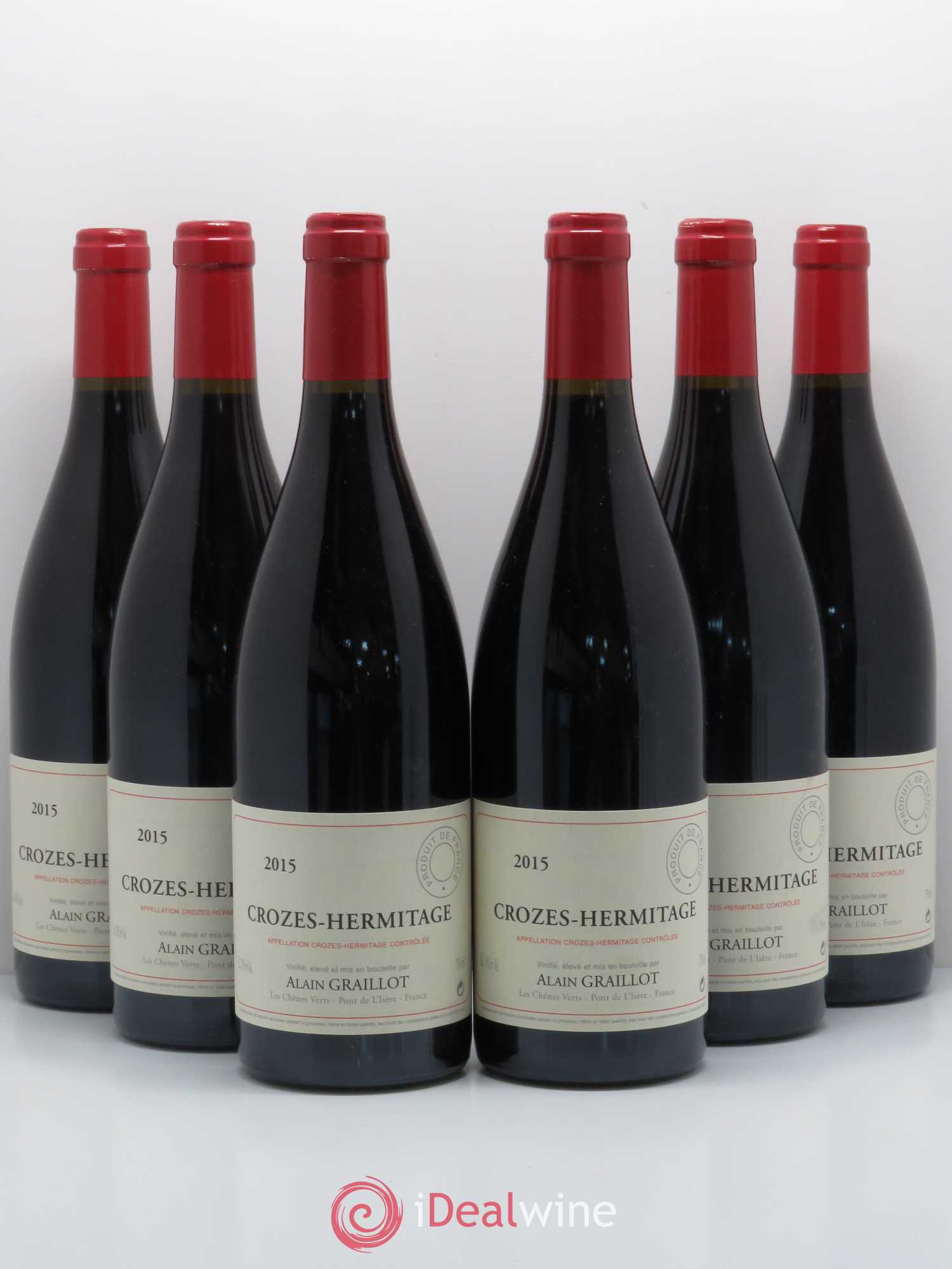 Crozes-Hermitage Domaine Graillot 2015 - Lot de 6 bouteilles - 0