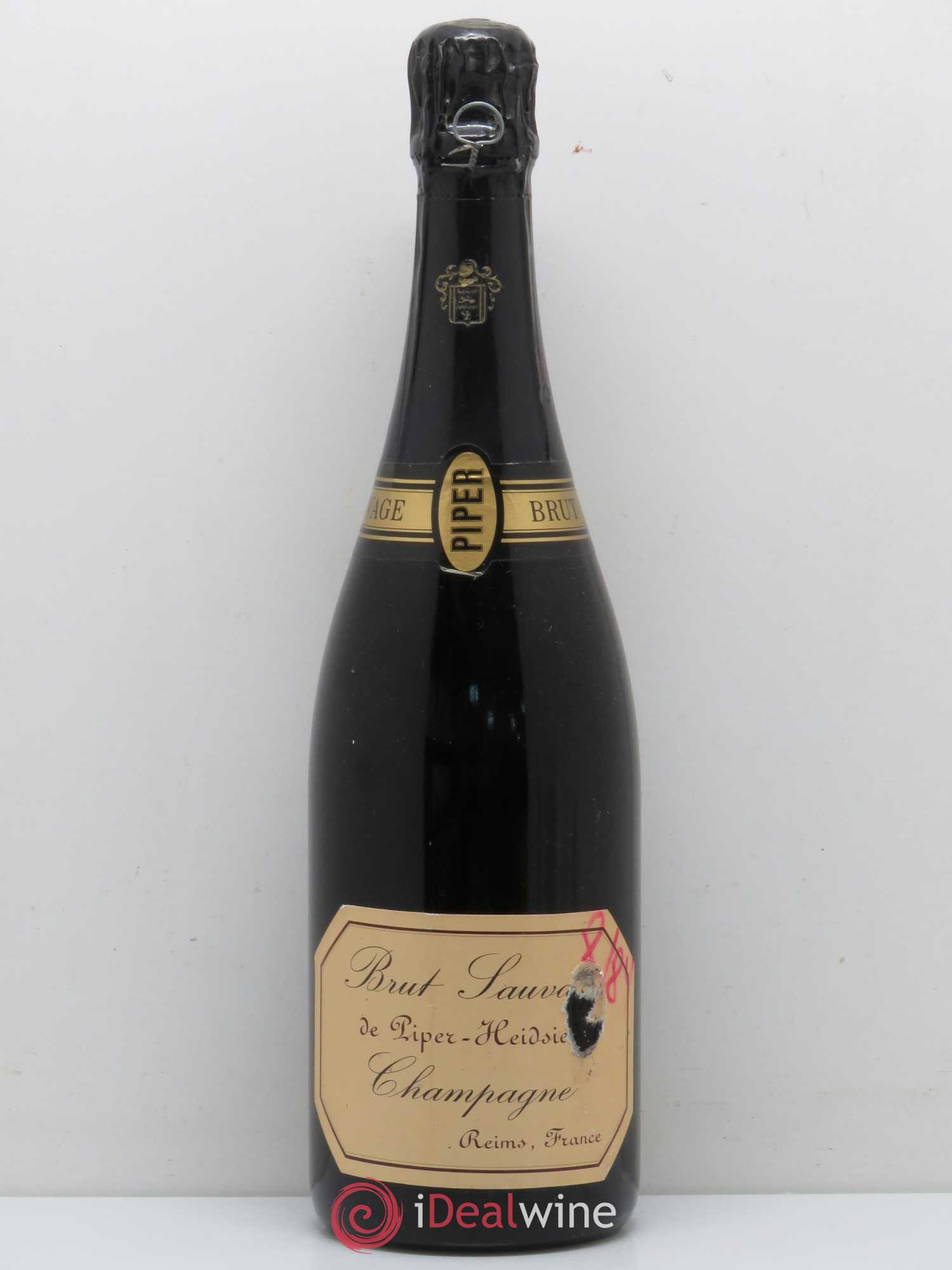Champagne Piper Heidsieck Brut sauvage - Lot de 1 bouteille - 0