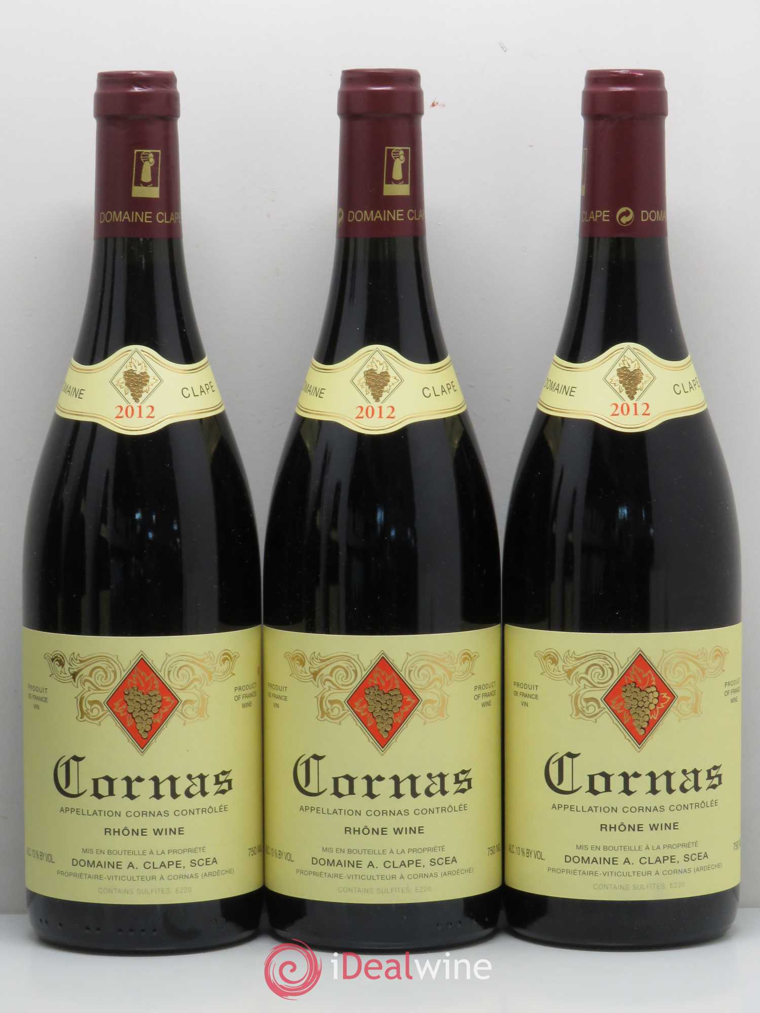 Cornas Auguste Clape 2012 - Lot de 6 bouteilles - 1