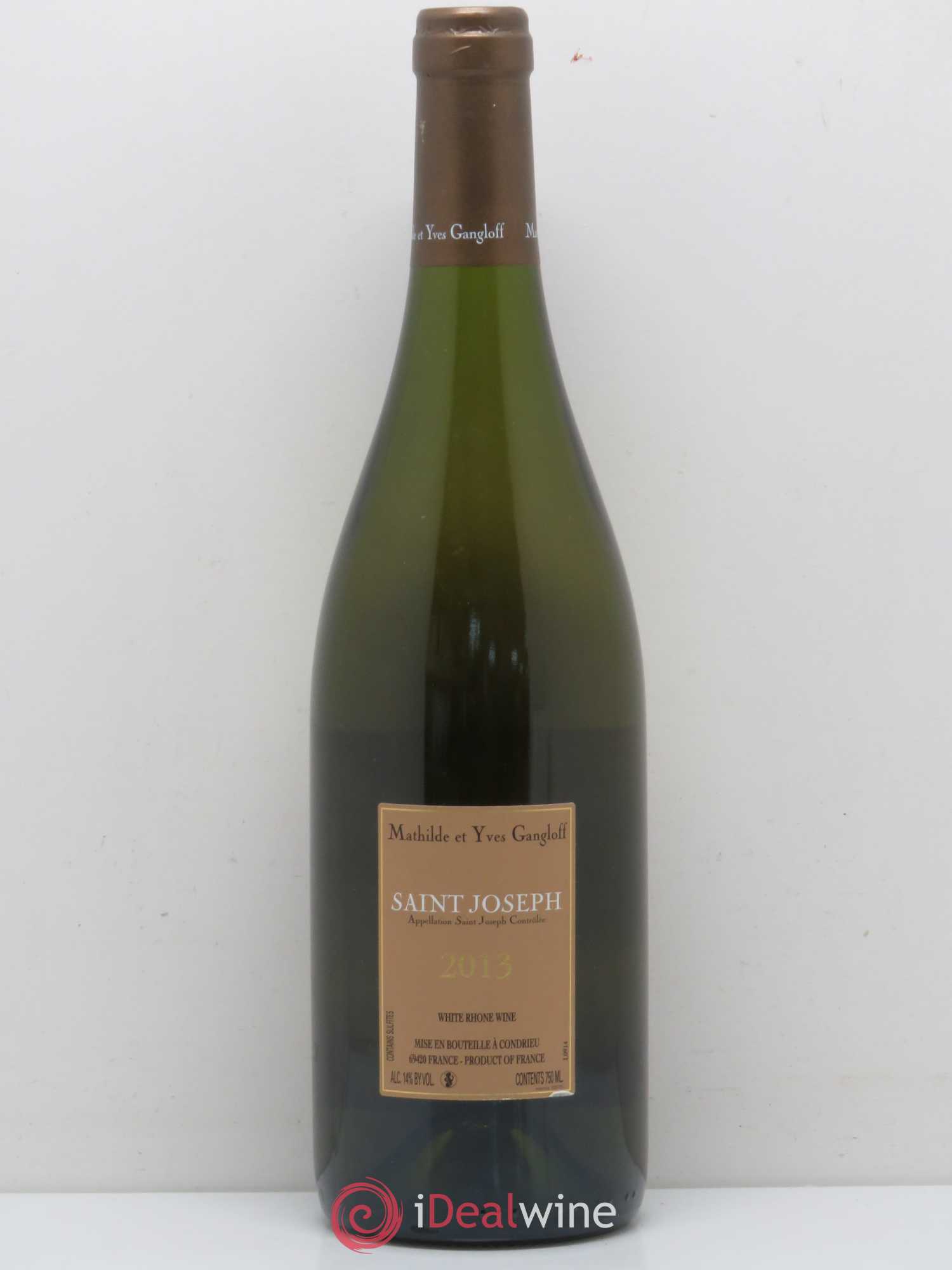 Saint-Joseph Gangloff (Domaine) 2013 - Lot de 1 bouteille - 1