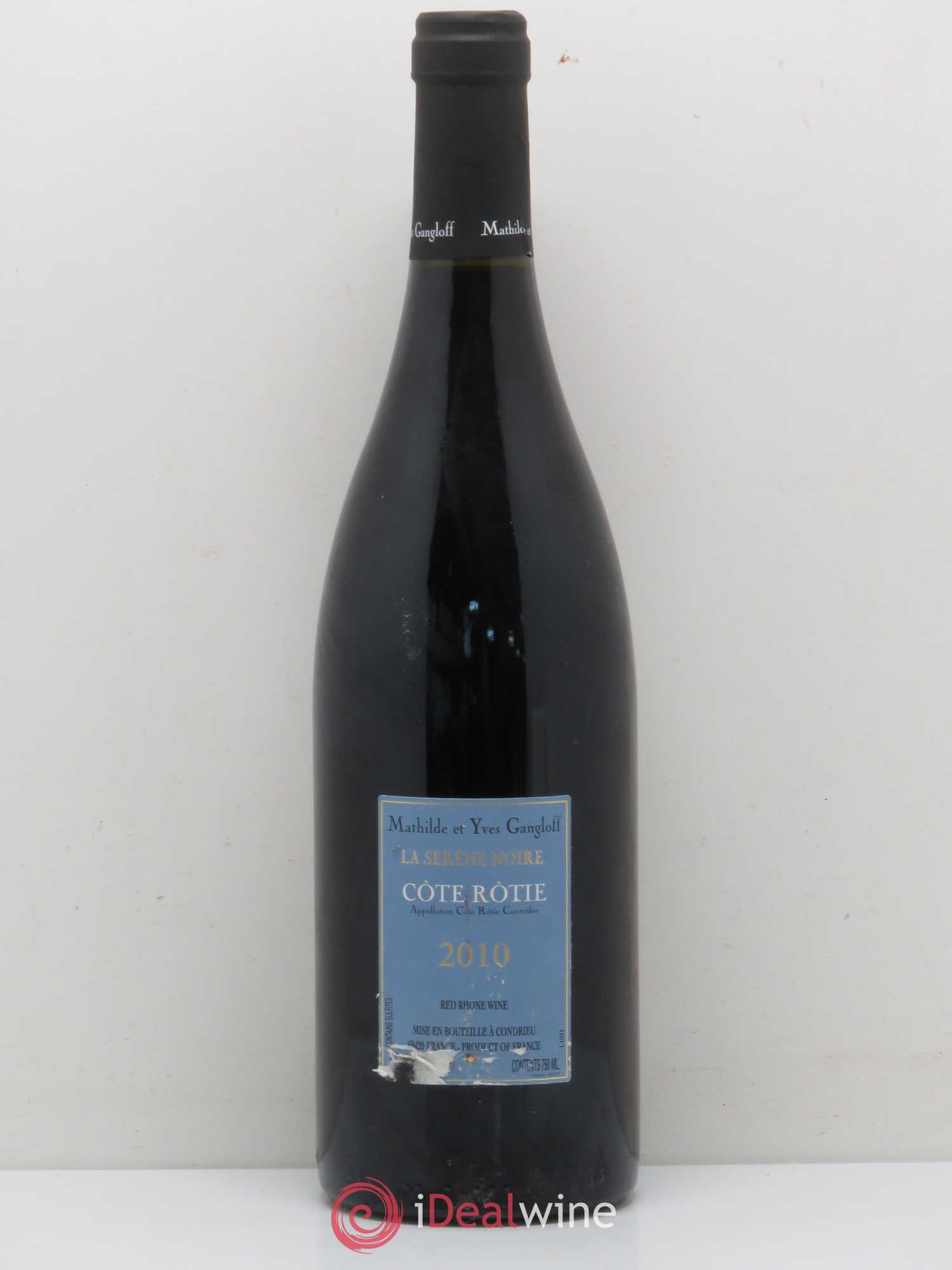 Côte-Rôtie La Sereine Noire Gangloff (Domaine) 2010 - Lot de 1 bouteille - 1