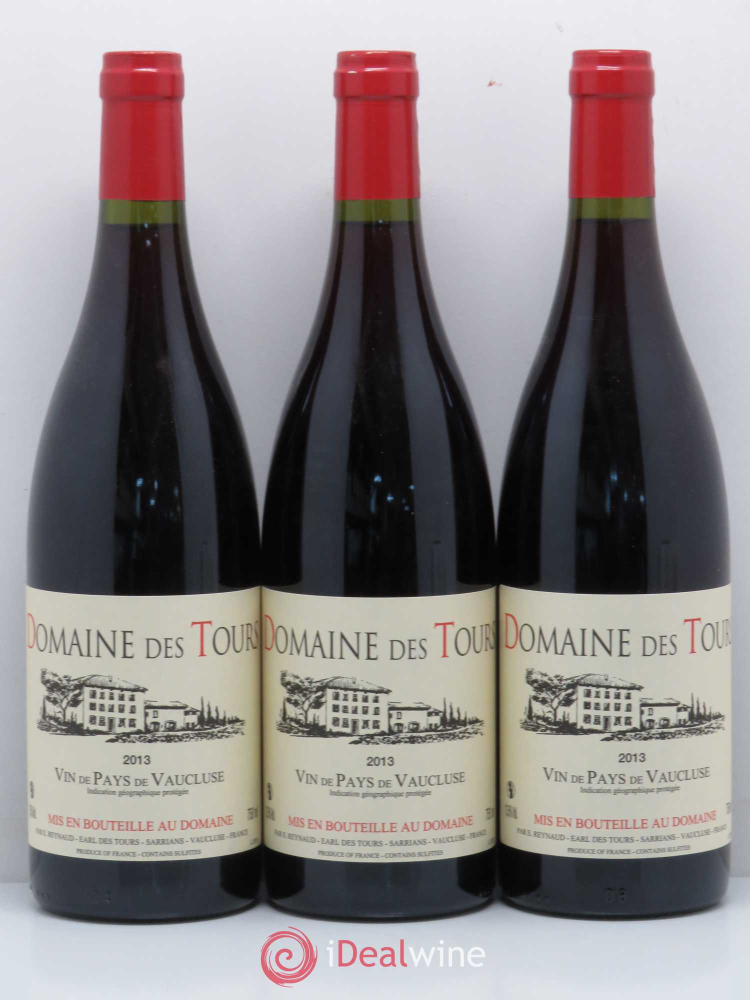 Vaucluse (Vin de Pays de Vaucluse) Domaine des Tours Emmanuel Reynaud 2013 - Lot de 6 bouteilles - 1