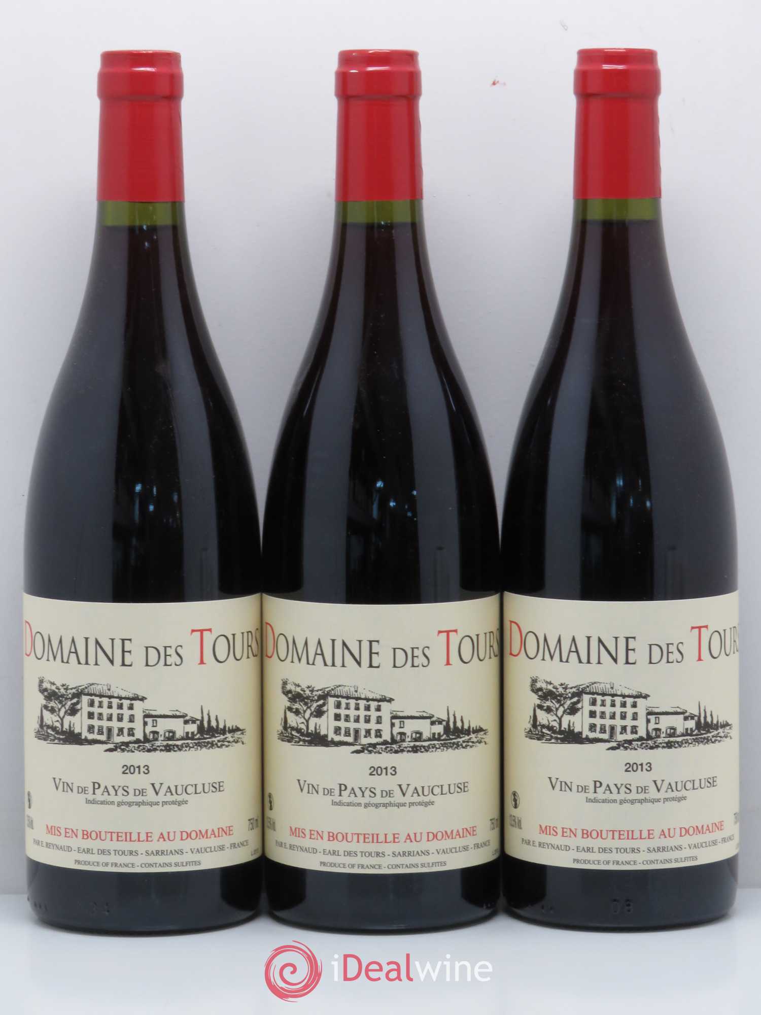 Vaucluse (Vin de Pays de Vaucluse) Domaine des Tours Emmanuel Reynaud 2013 - Lot de 6 bouteilles - 2