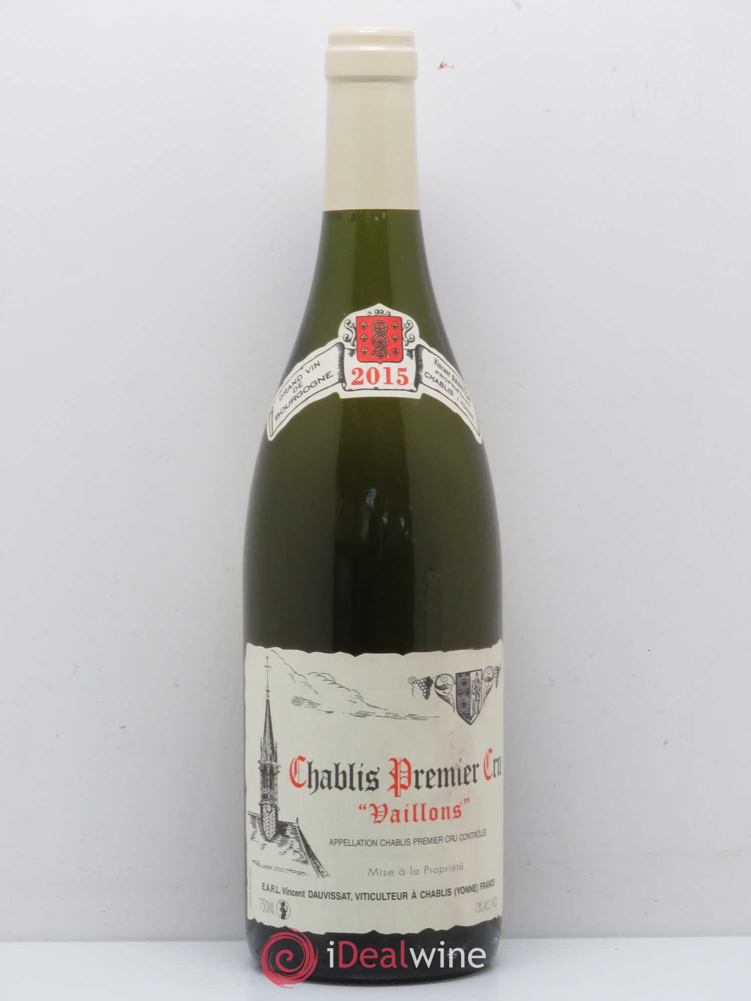 Chablis 1er Cru Vaillons Vincent Dauvissat (Domaine) (sans prix de réserve) 2015 - Lot de 1 bouteille - 0
