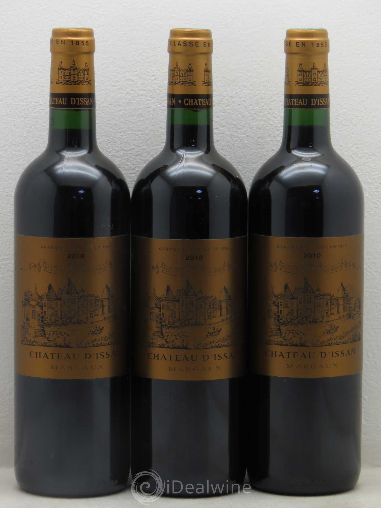 Château d'Issan 3ème Grand Cru Classé 2010 - Lot de 3 bouteilles - 0