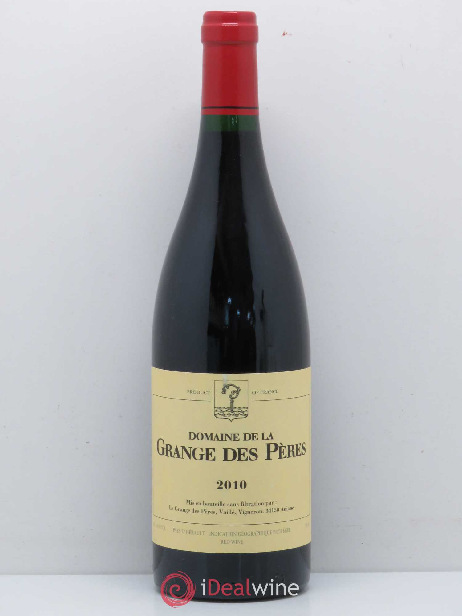 Pays d'Hérault Grange des Pères Laurent Vaillé 2010 - Lot de 1 bouteille - 0
