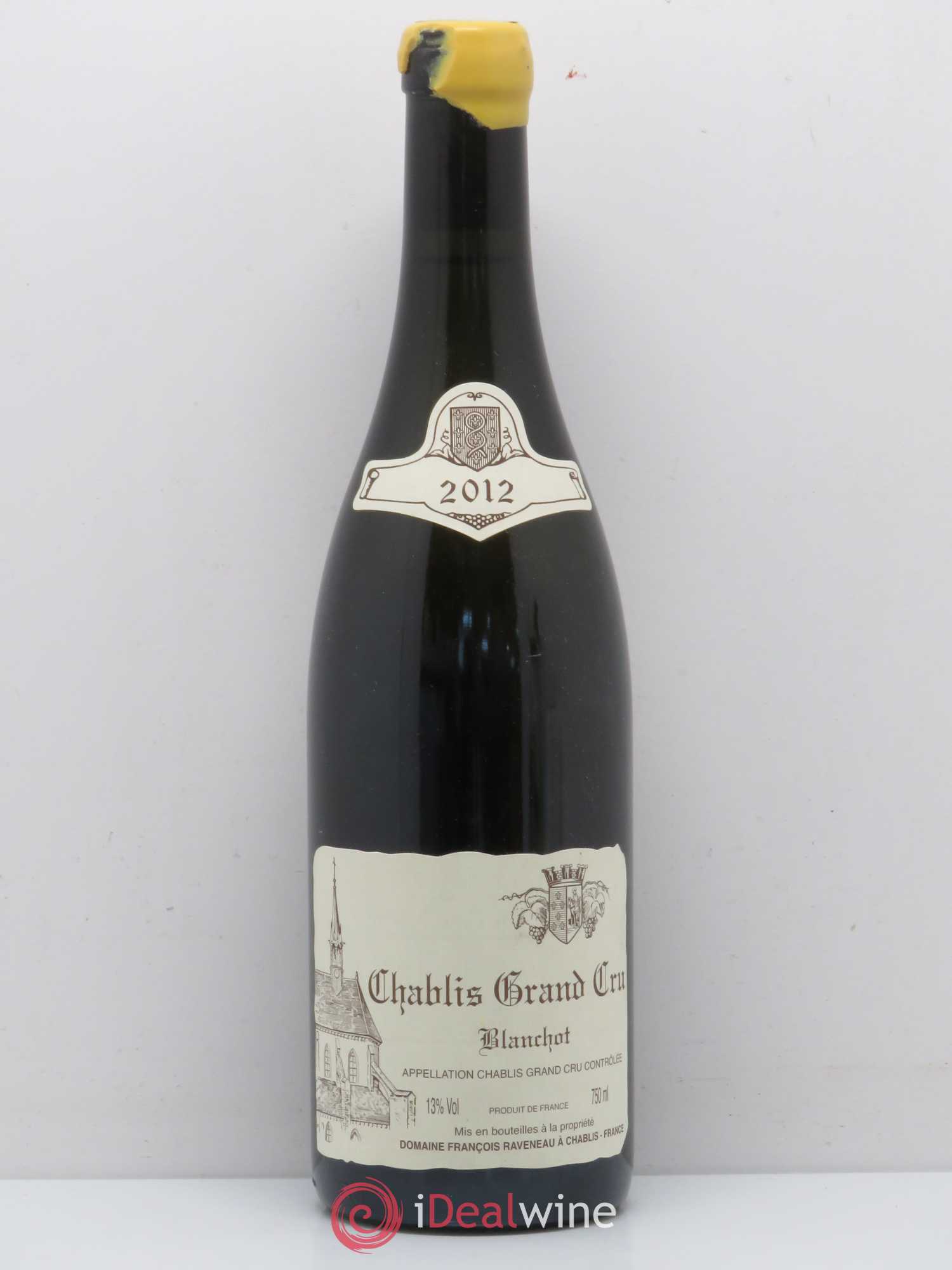 Chablis Grand Cru Blanchot Raveneau (Domaine) 2012 - Lot de 1 bouteille - 0