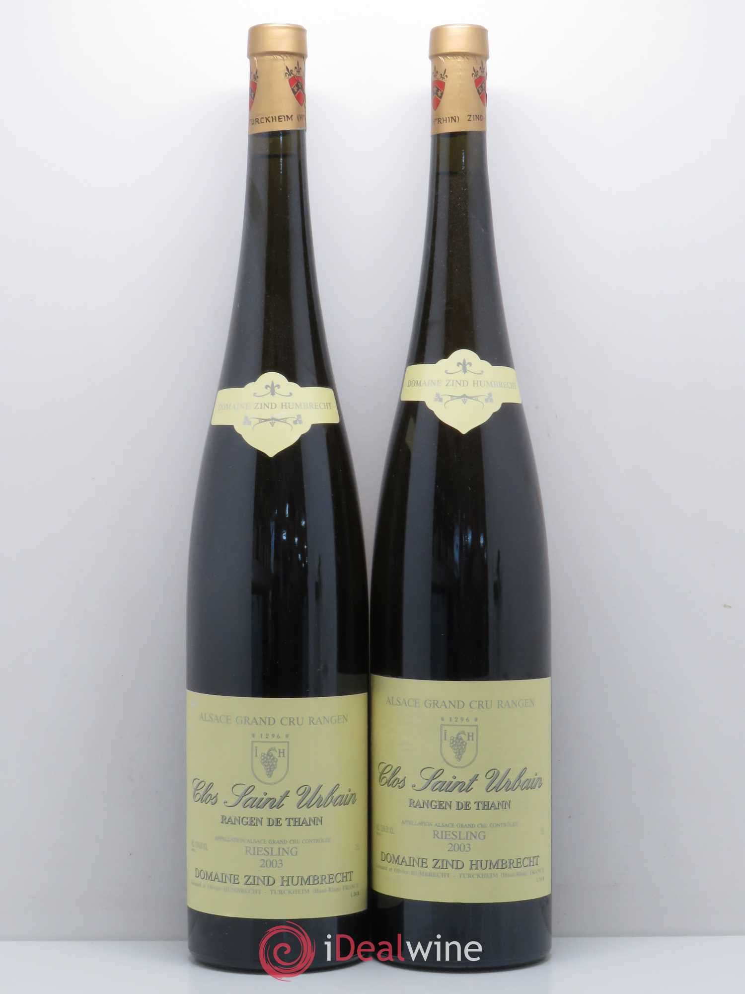 Alsace Riesling Grand Cru Rangen de Thann Clos Saint Urbain Zind-Humbrecht (Domaine) 2003 - Posten von 2 Magnum - 0