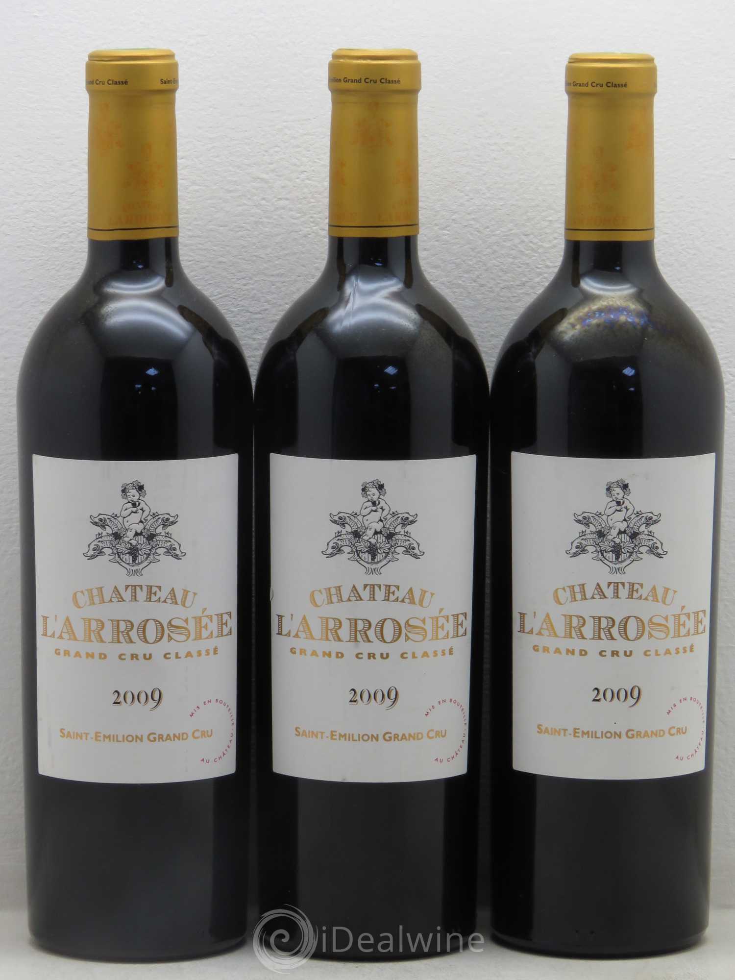 Château l' Arrosée Grand Cru Classé 2009 - Lot de 3 bouteilles - 0