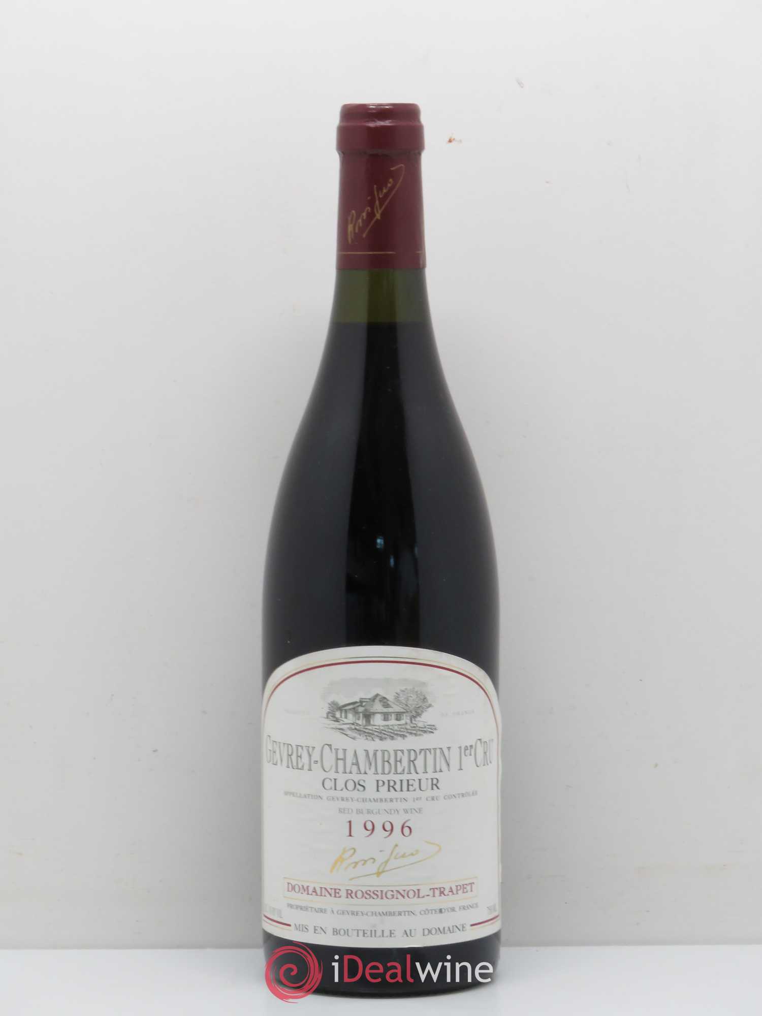 Gevrey-Chambertin 1er Cru Clos Prieur Rossignol-Trapet (Domaine) 1996 - Lot de 1 bouteille - 0