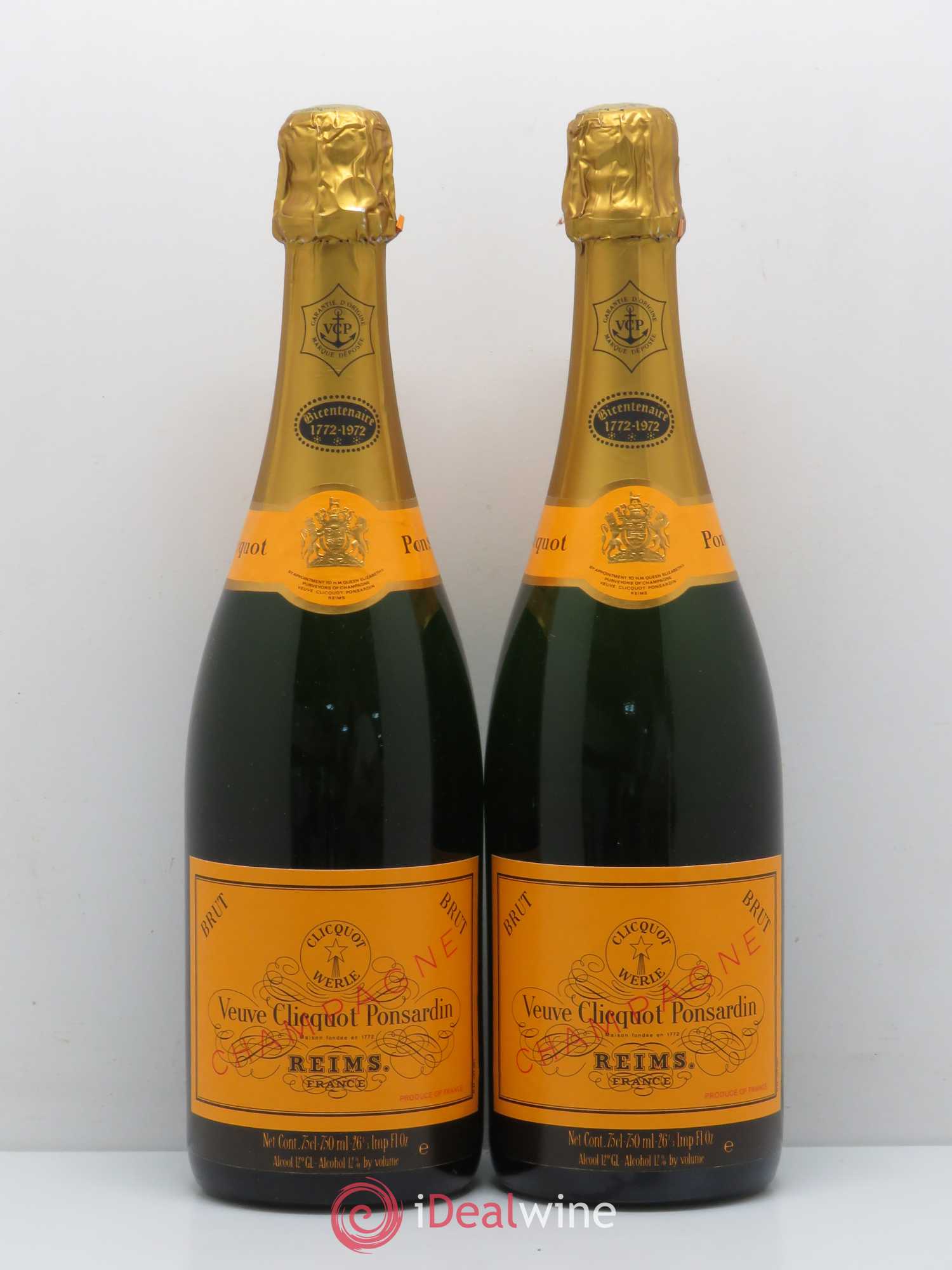Champagne Veuve Clicquot - Posten von 2 Flaschen - 0