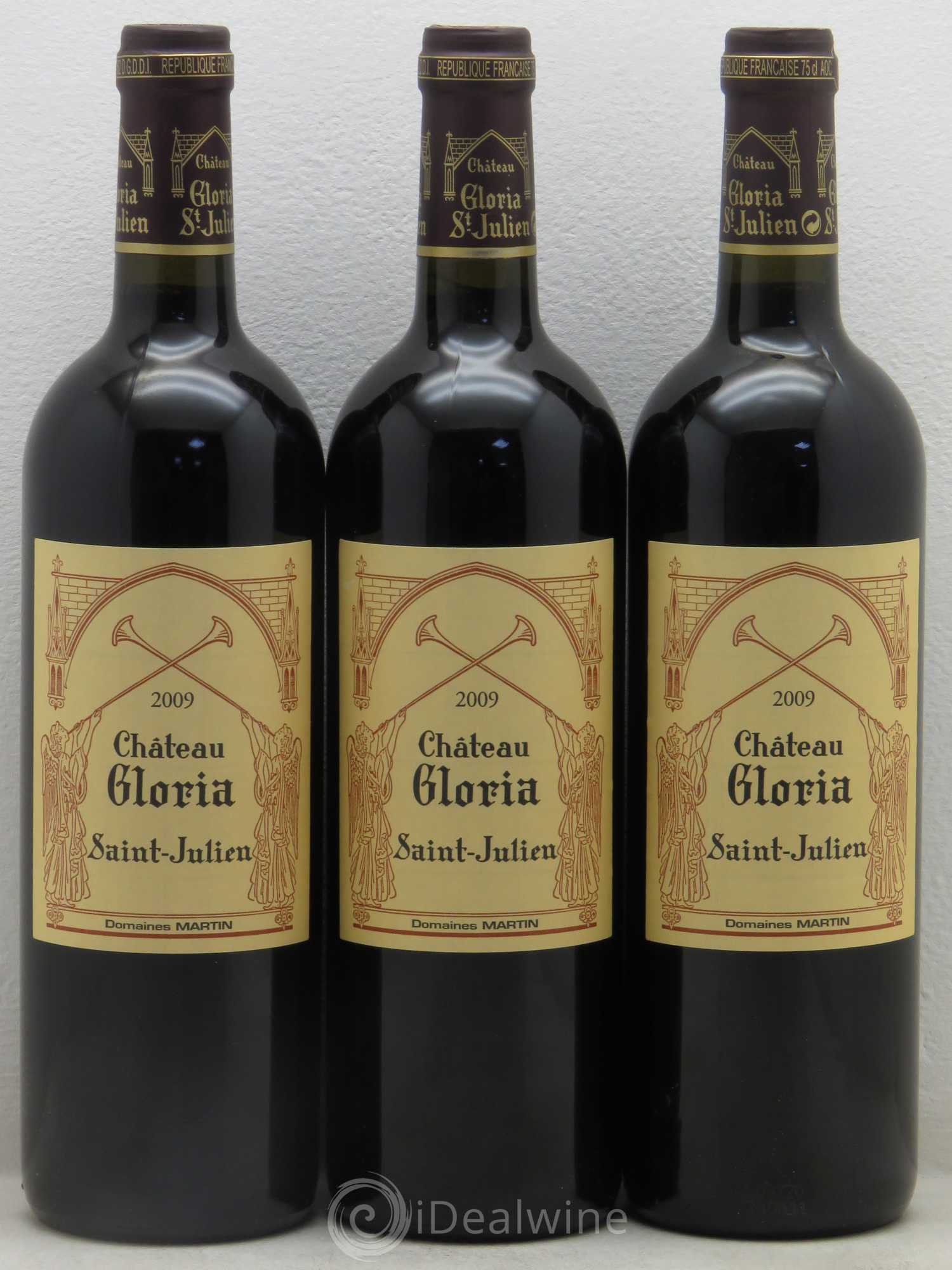 Château Gloria 2009 - Lot de 3 bouteilles - 0