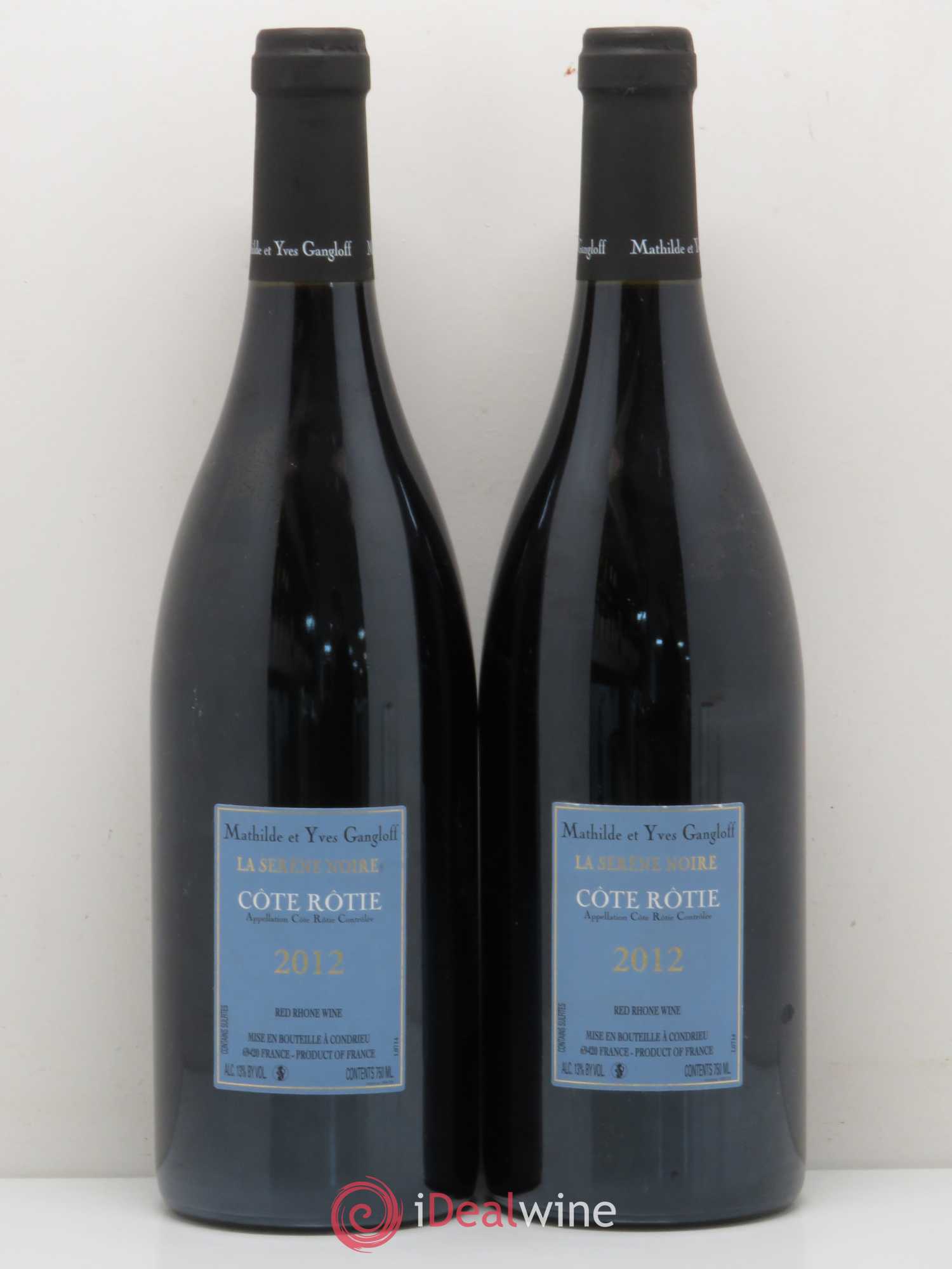 Côte-Rôtie La Sereine Noire Gangloff (Domaine) 2012 - Lot de 2 bouteilles - 1