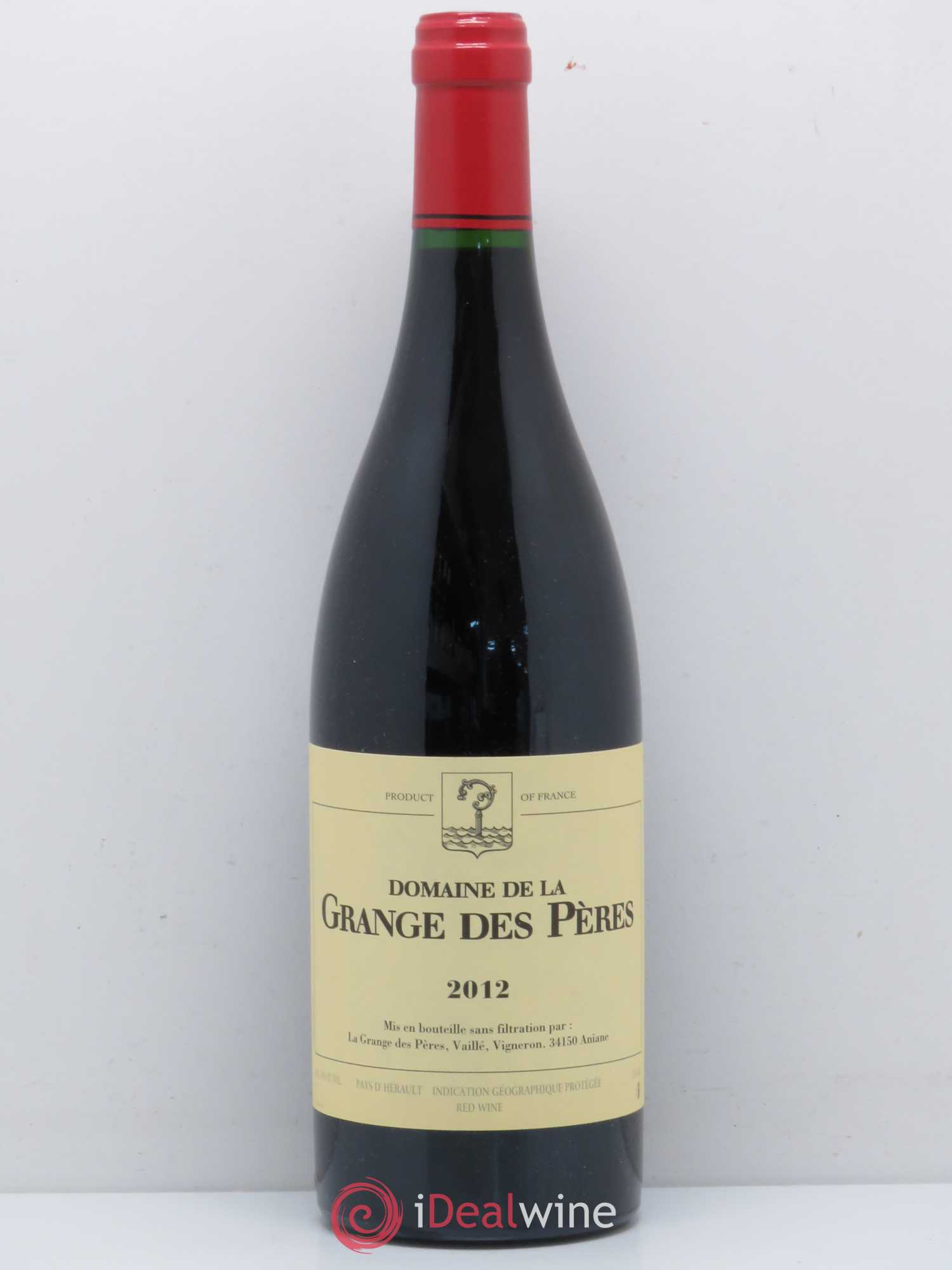 Pays d'Hérault Grange des Pères Laurent Vaillé 2012 - Lot de 1 bouteille - 0