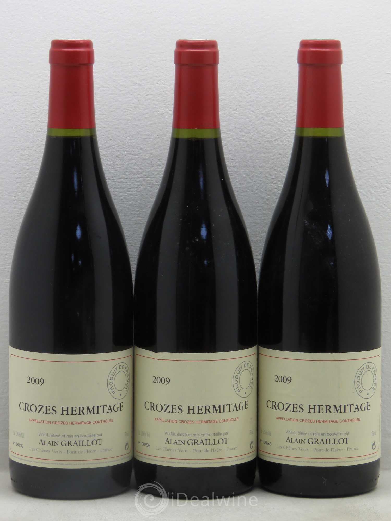 Crozes-Hermitage Domaine Graillot 2009 - Lot de 3 bouteilles - 0