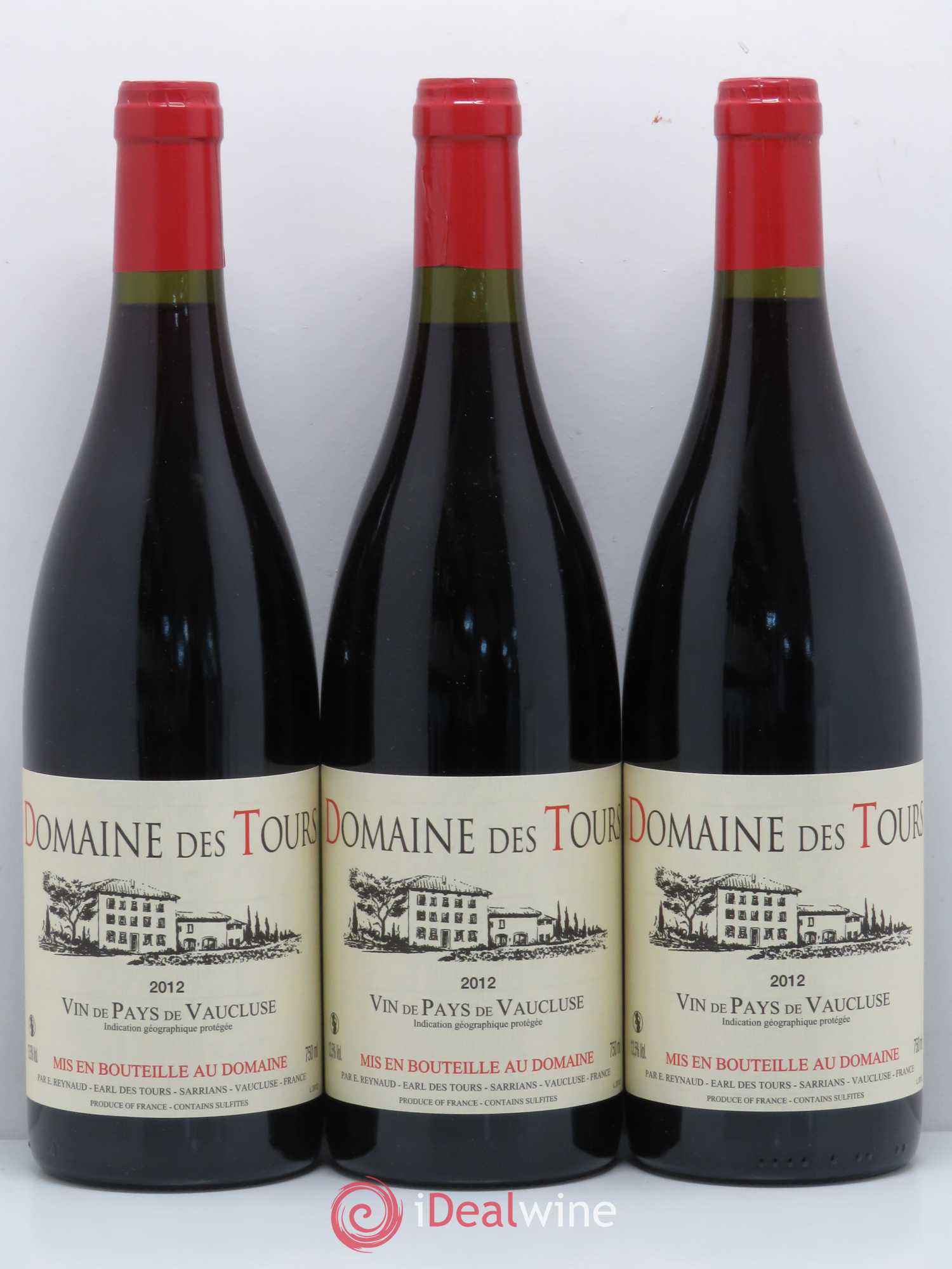 Vaucluse (Vin de Pays de Vaucluse) Domaine des Tours Emmanuel Reynaud 2012 - Lot de 6 bouteilles - 2